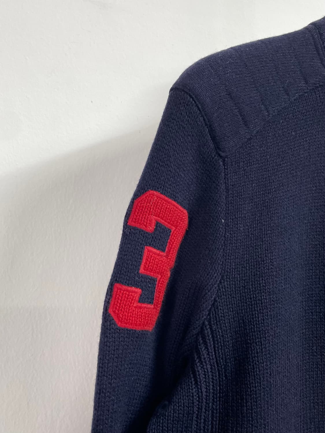 폴로 랄프로렌 빅포니 투웨이 니트집업(on.382) 상품이미지4