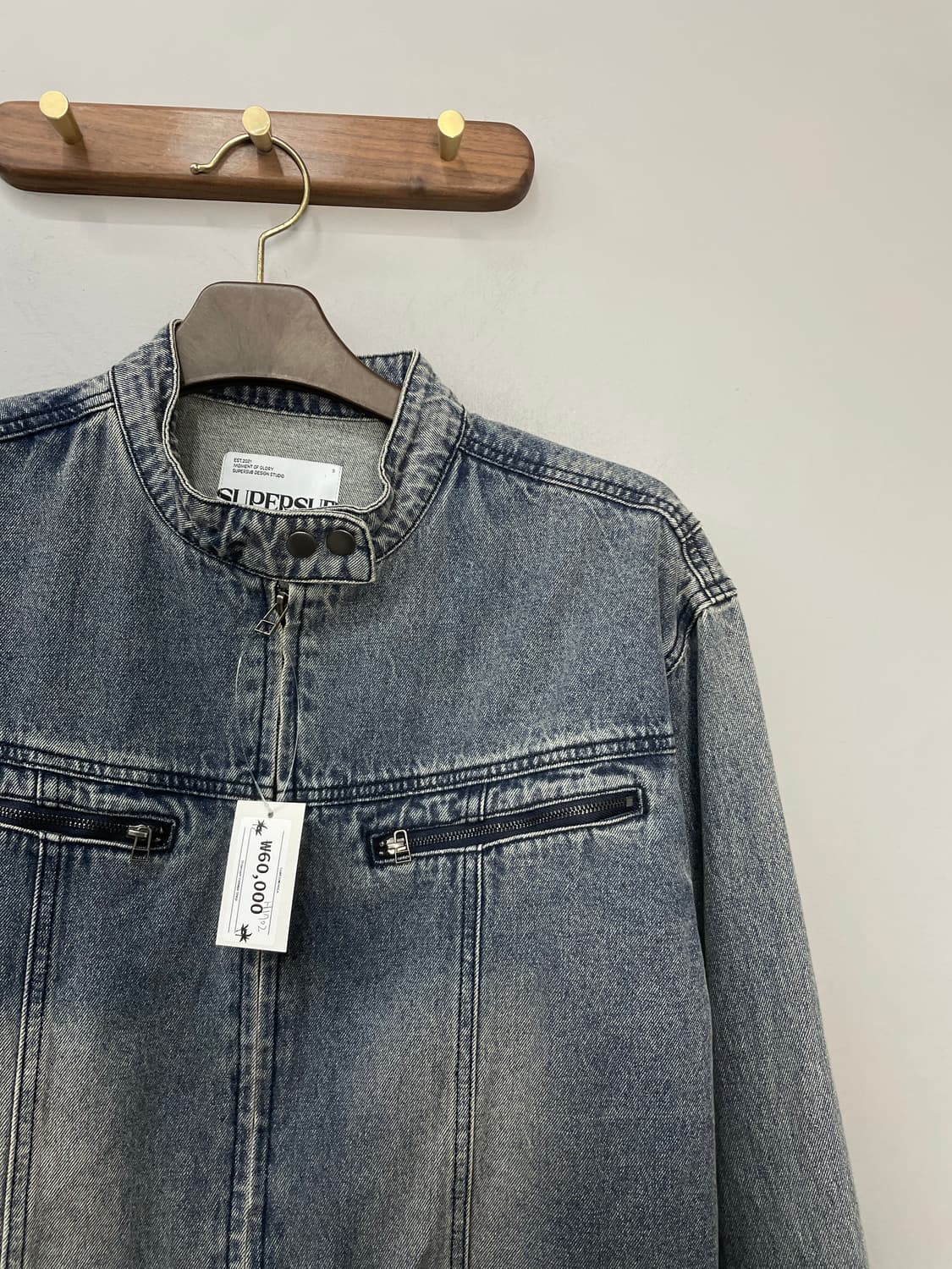 슈퍼서브 워싱 크롭 데님 자켓 H1702 상품이미지3