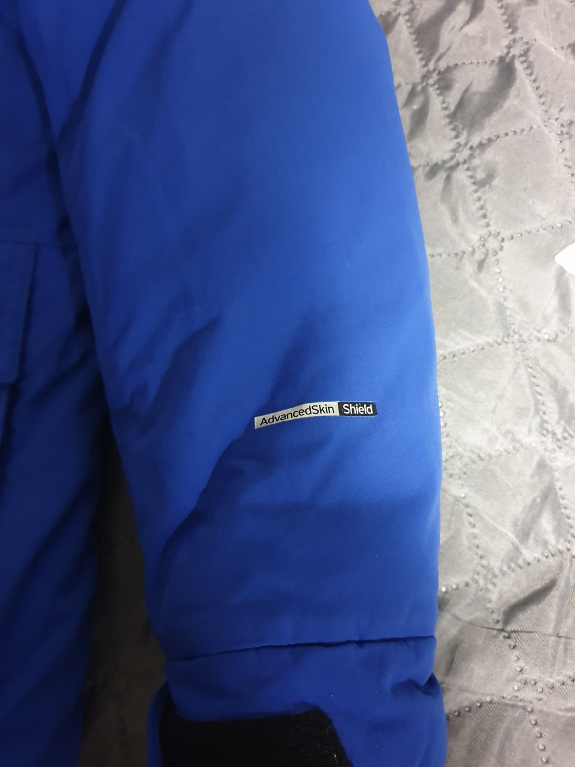 살로몬 마운틴 어드밴스드 스킨 쉴드 덕다운 패딩 블루 (S) 상품이미지3