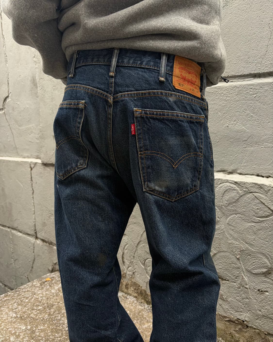 00s LEVIS 517 deep denim boots cut pants 상품이미지6