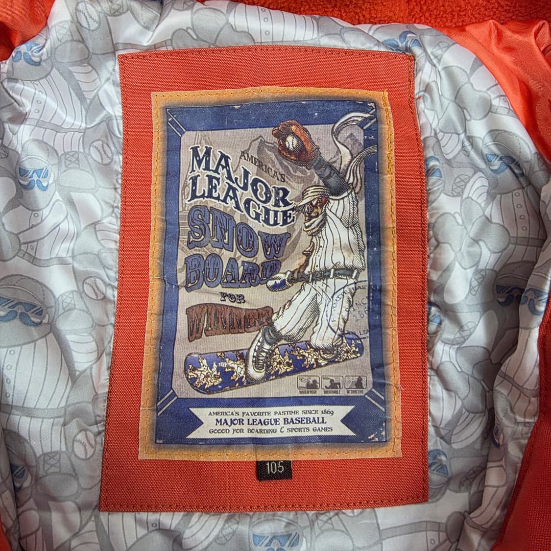 MLB 남성 클리브랜드 인디언스 스노보드 자켓 105 상품이미지6