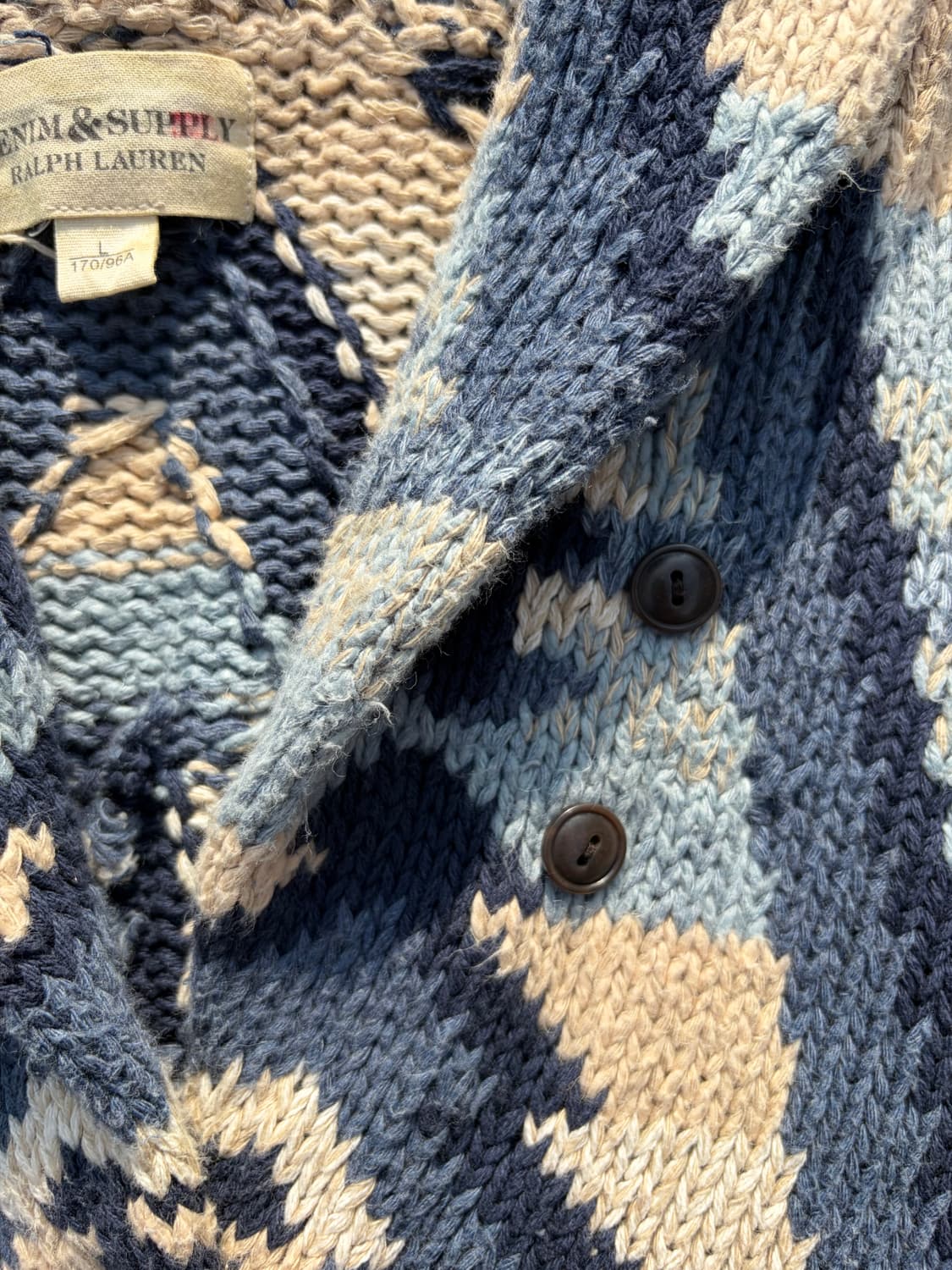 폴로 데님앤 서플라이 숄카라 가디건  상품이미지5