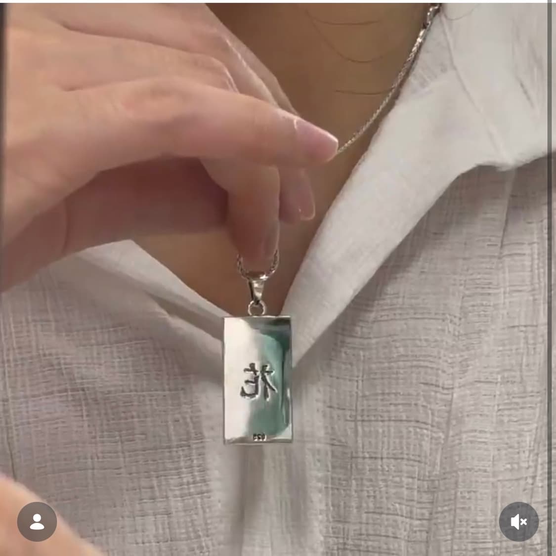 모멘텔 lotus necklace 연꽃 목걸이(silver) 상품이미지2