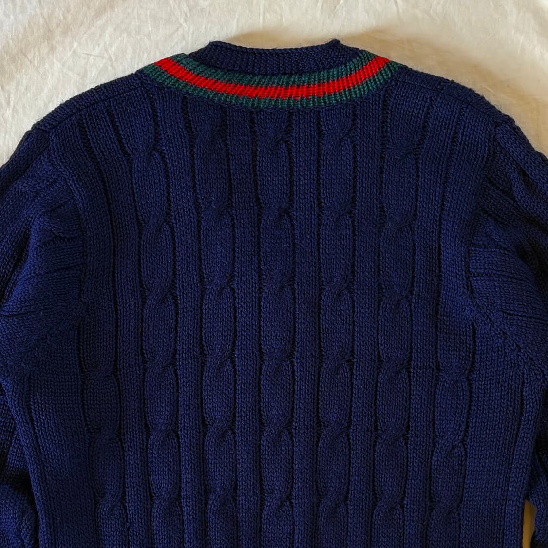 (105) 90s 스코틀랜드 John Tulloch 울 크리켓 니트  상품이미지9