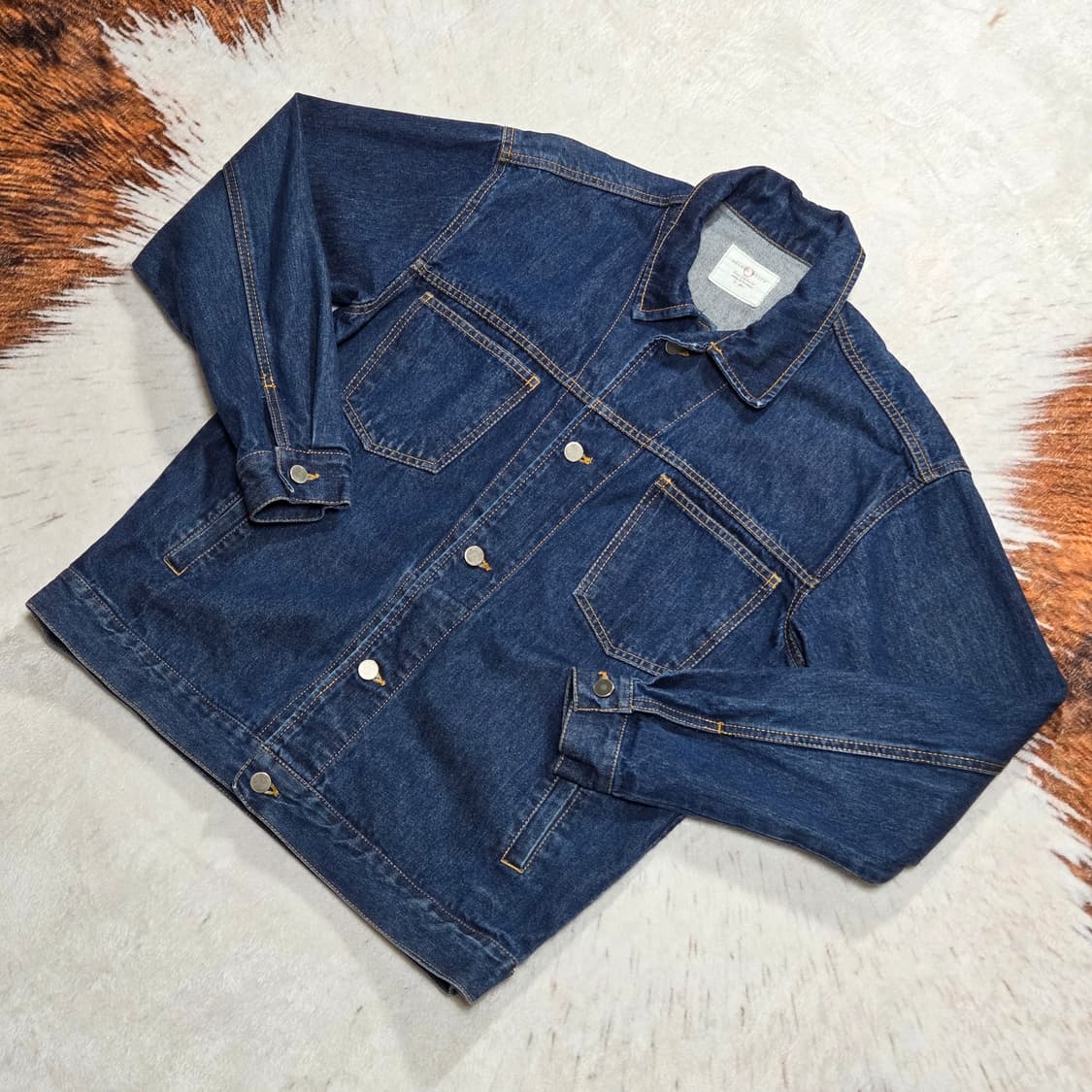 빈티지 진청 투포켓 데님 자켓 상품이미지1