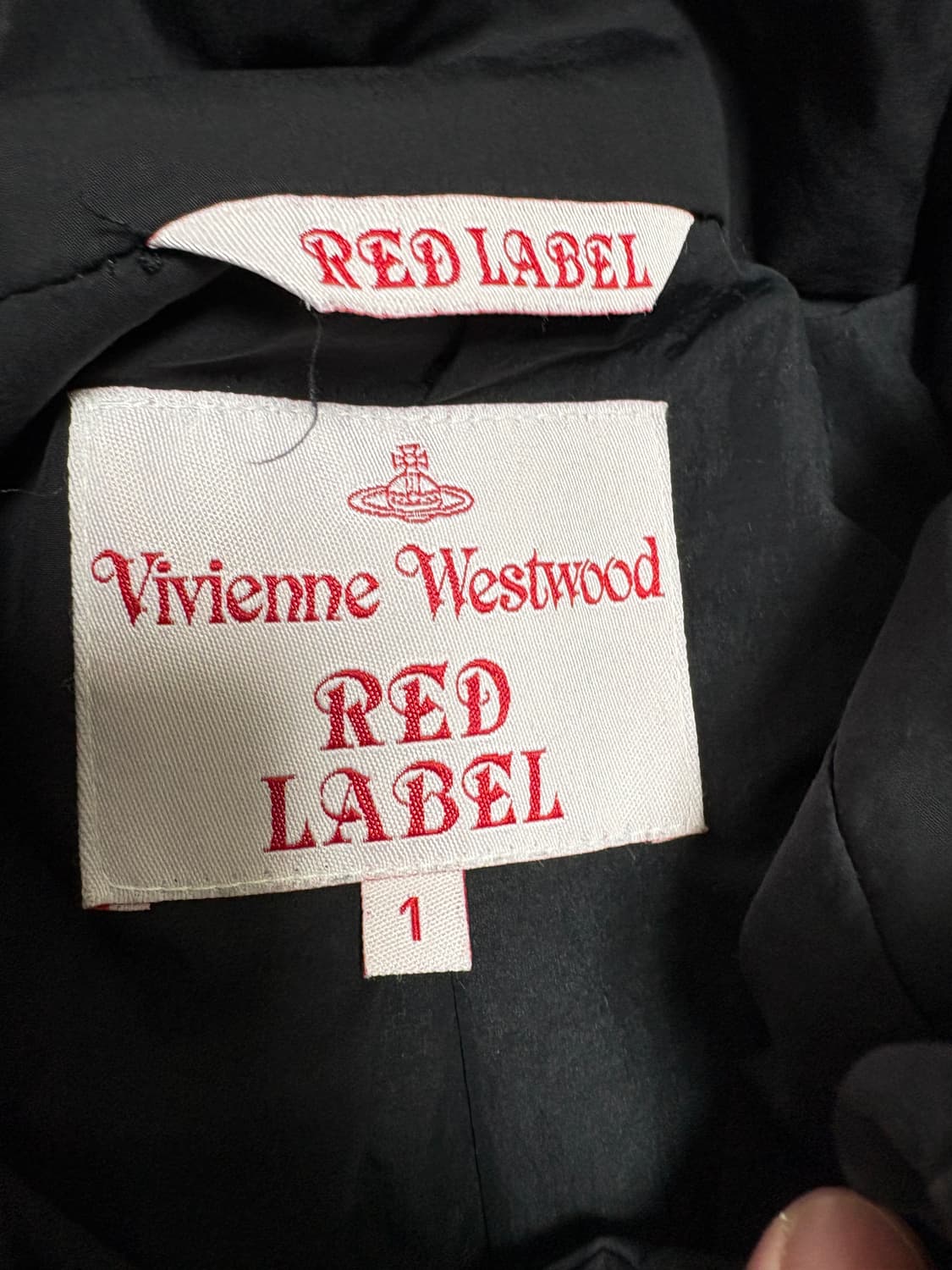 비비안 웨스트우드 블랙 다운 패딩 코트 상품이미지8