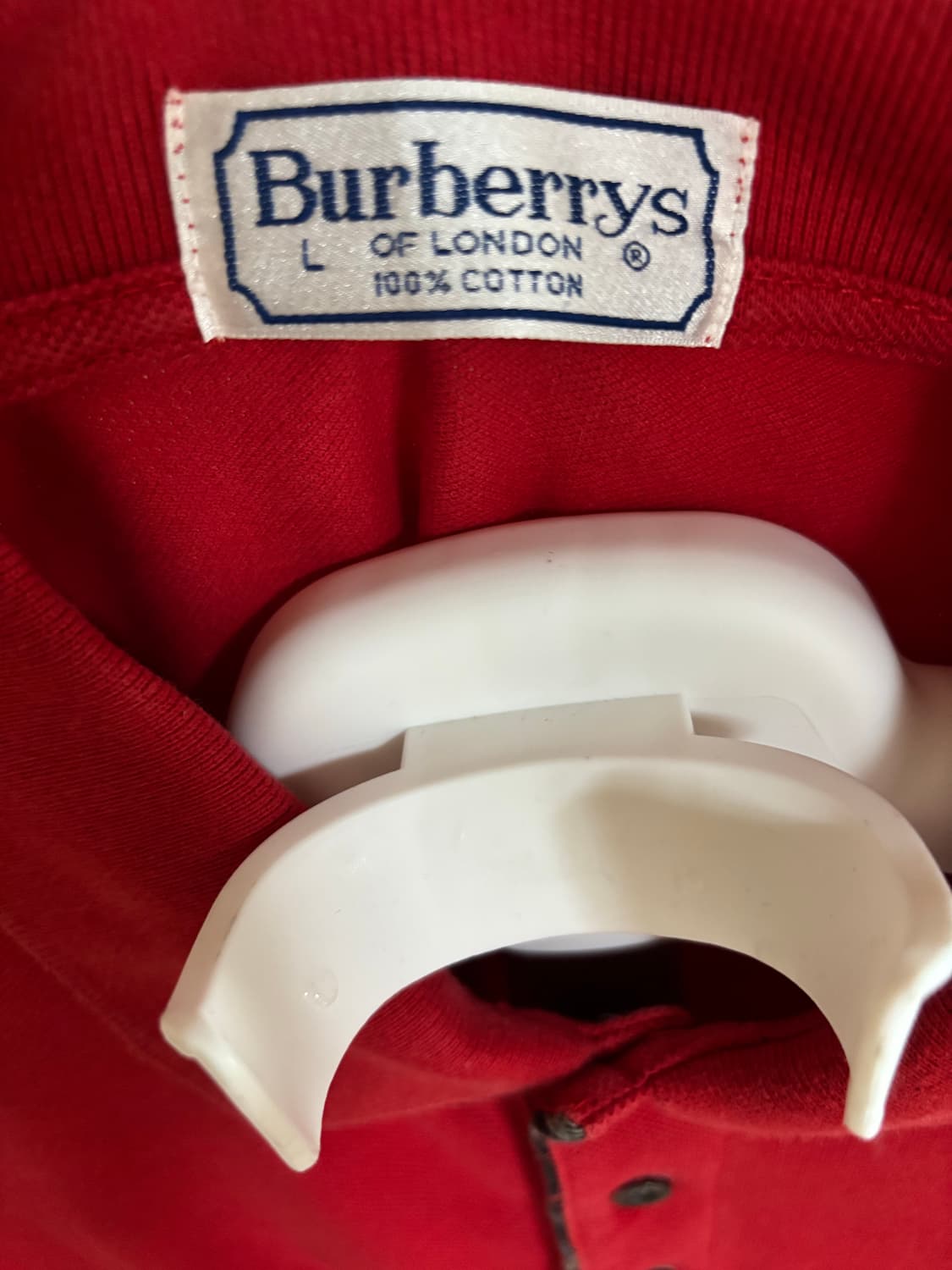 버버리 Burberrys 빨간색 긴팔 티셔츠 L 상품이미지3