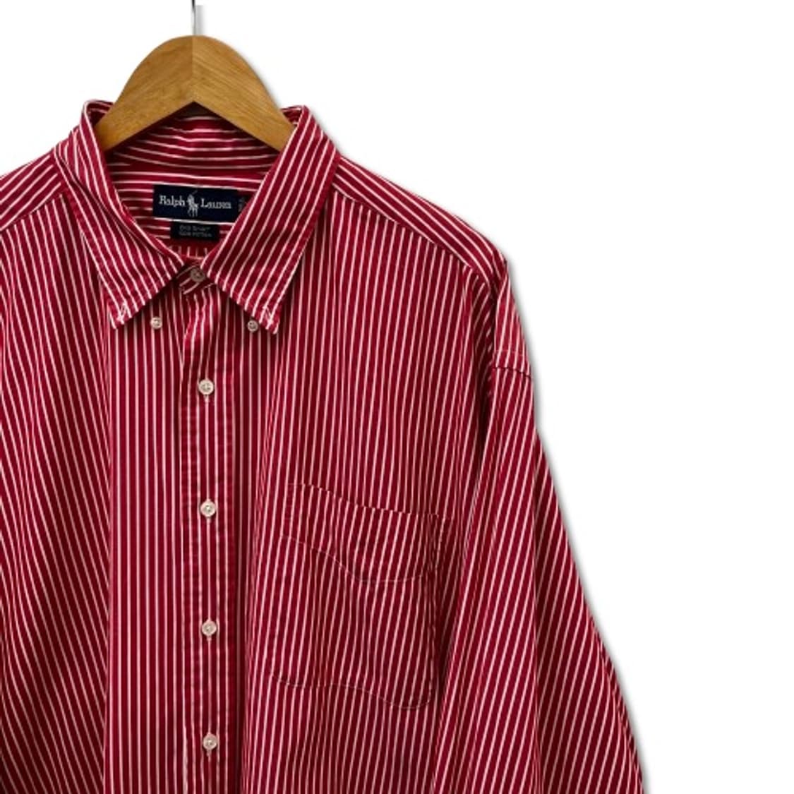 폴로 랄프로렌 레드 스트라이프 셔츠 상품이미지5