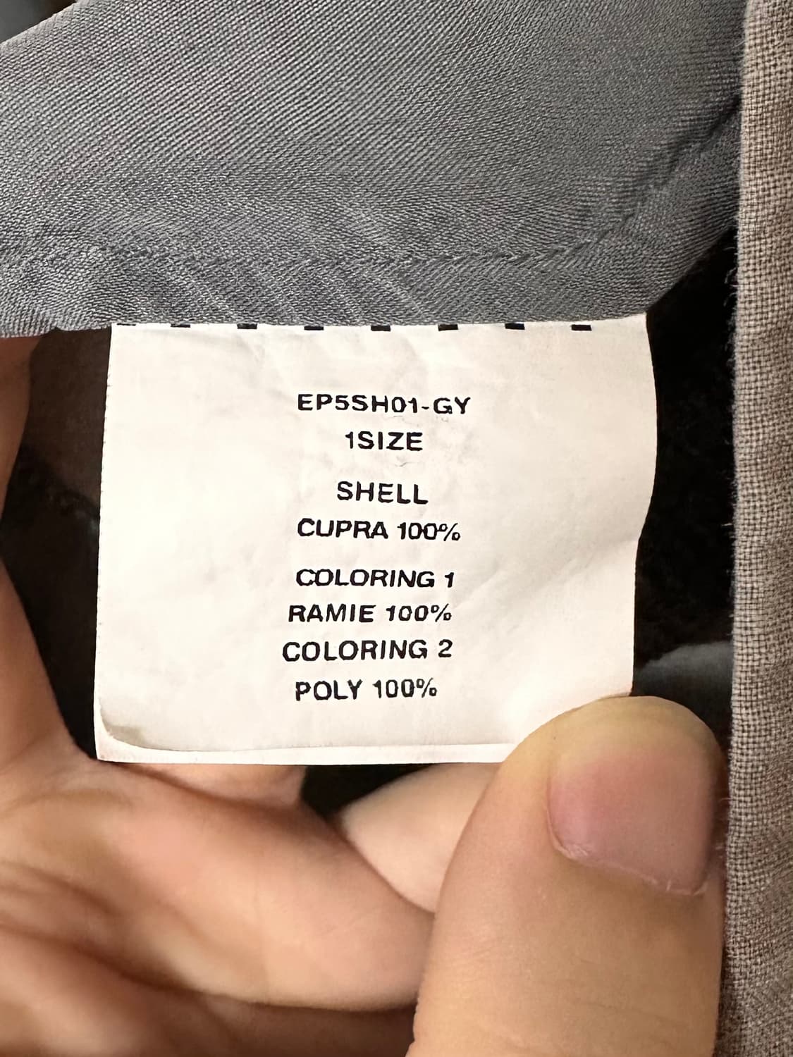 Xlim ep5 01 shirt gray 상품이미지5