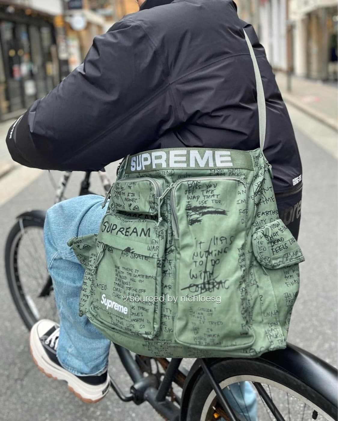 슈프림 필드 메신저 백 올리브 곤즈 23 SS 상품이미지1