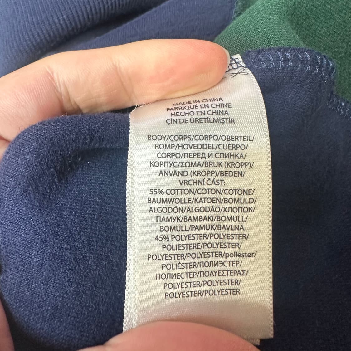 폴로 랄프로렌 멀티컬러 플리스맨투맨 M 상품이미지5