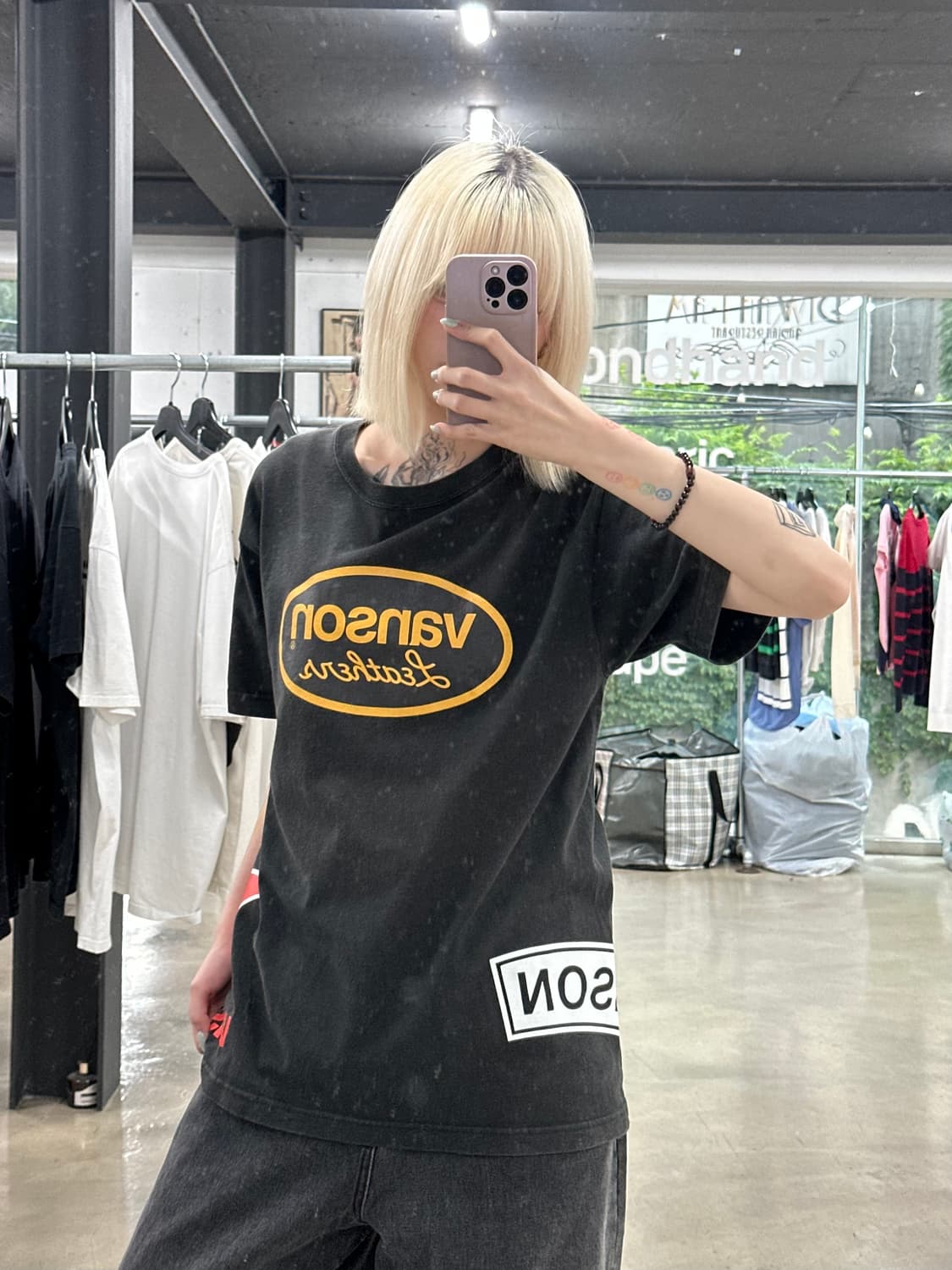 벤슨 로고 프린팅 반팔 티셔츠 상품이미지2