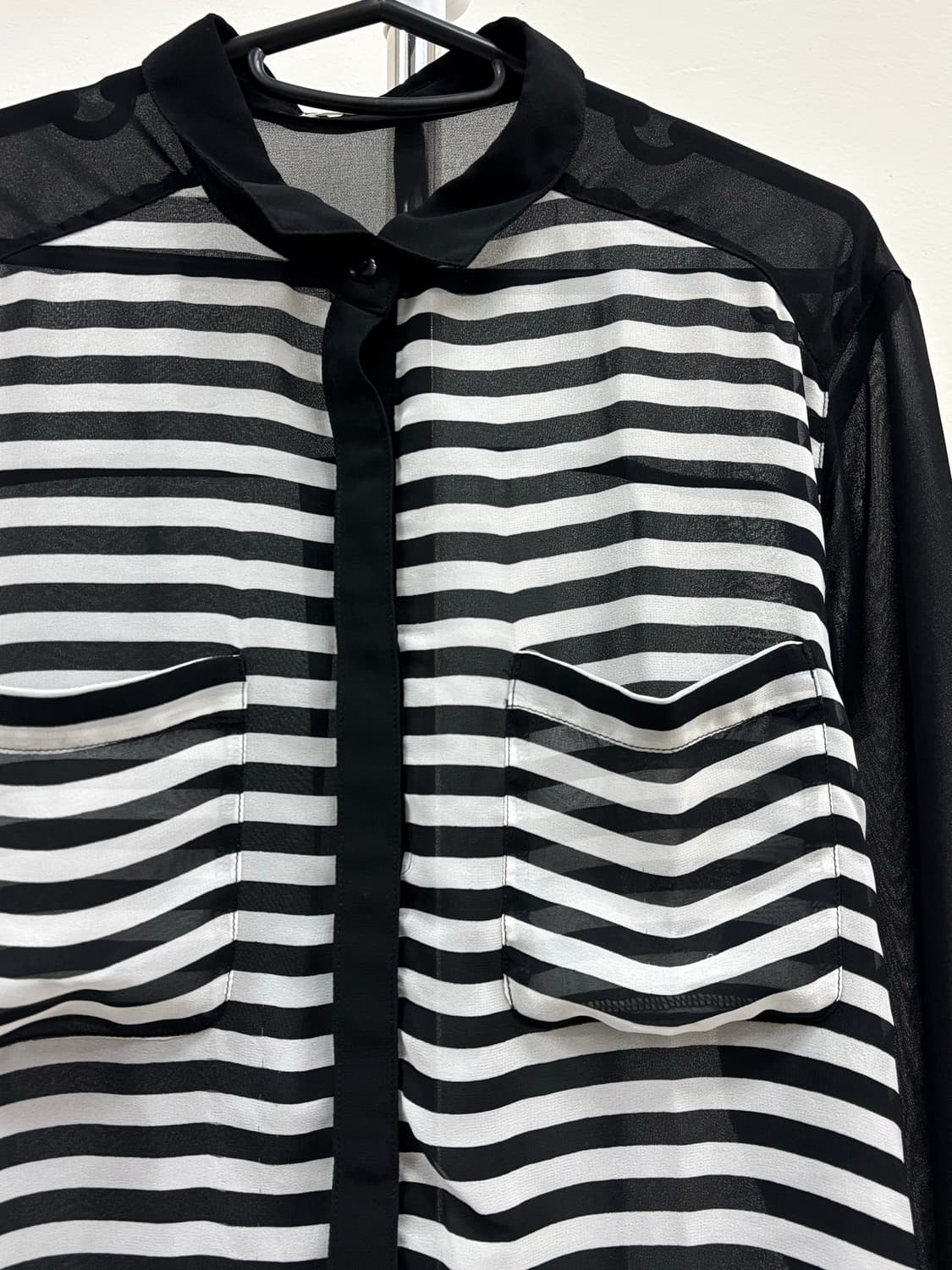 빈티지 블랙 블라우스 상품이미지6