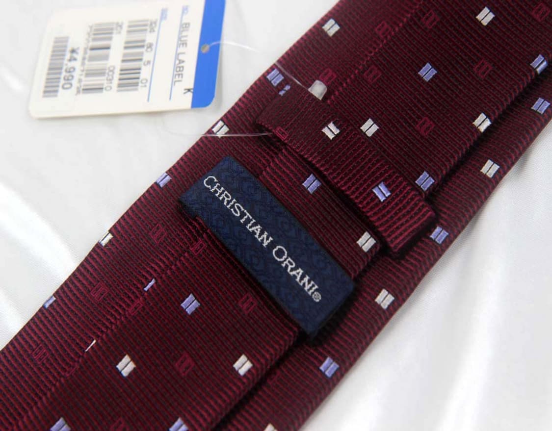 크리스찬 오라니 8cm 미사용 남자 명품 넥타이 상품이미지1