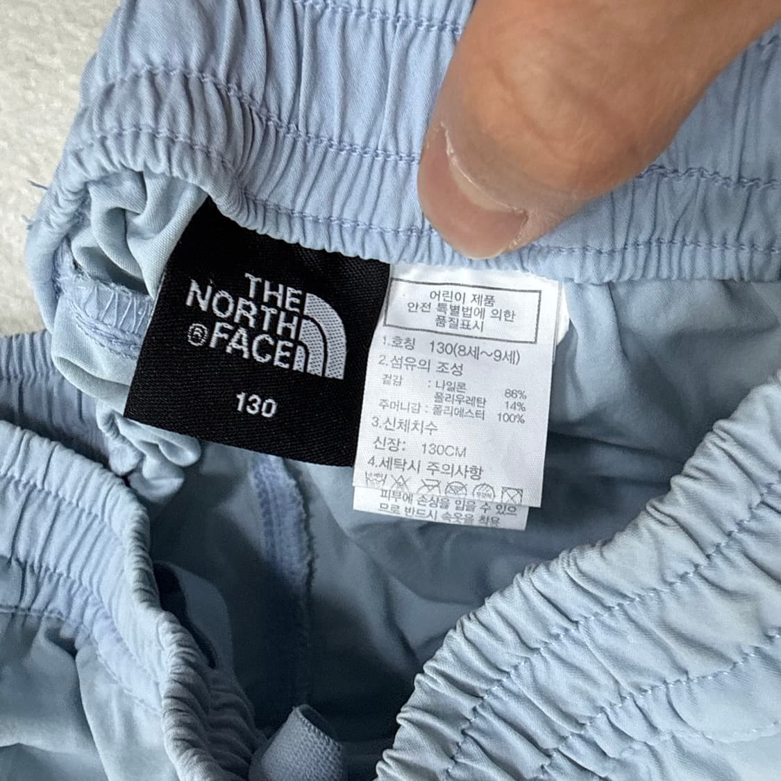 130 노스페이스 키즈 트레이닝 반바지 0331T 상품이미지5