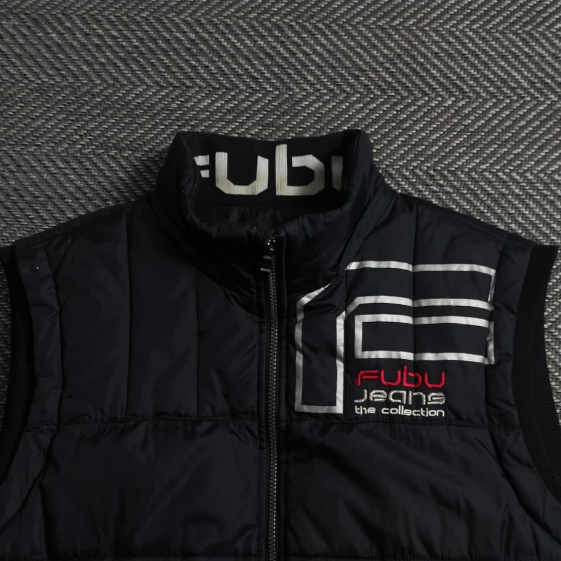 00s 후부 빈티지 y2K 빅로고 다운 베스트 o 4147 상품이미지3