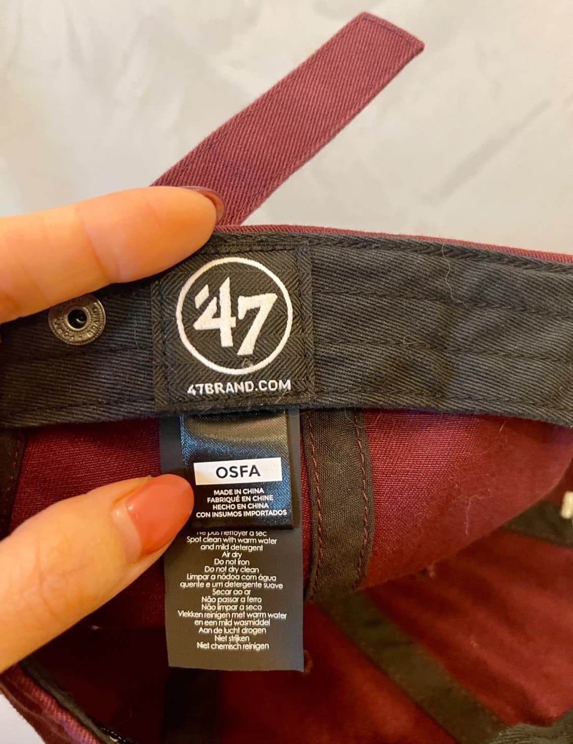 47 Brand LA 다저스 클린업 볼캡 (버건디) 상품이미지5