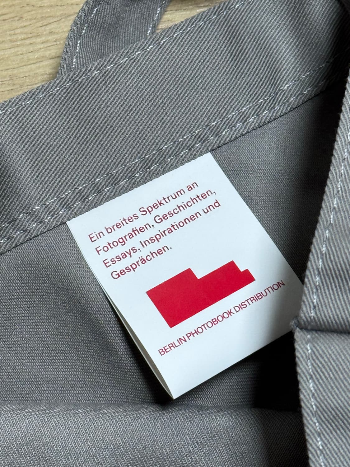 베를린포토북디스트리뷰션 002 에코백 그레이 상품이미지4