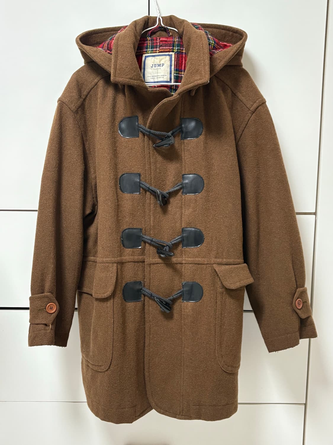 초코브라운 떡코 더플코트 상품이미지1