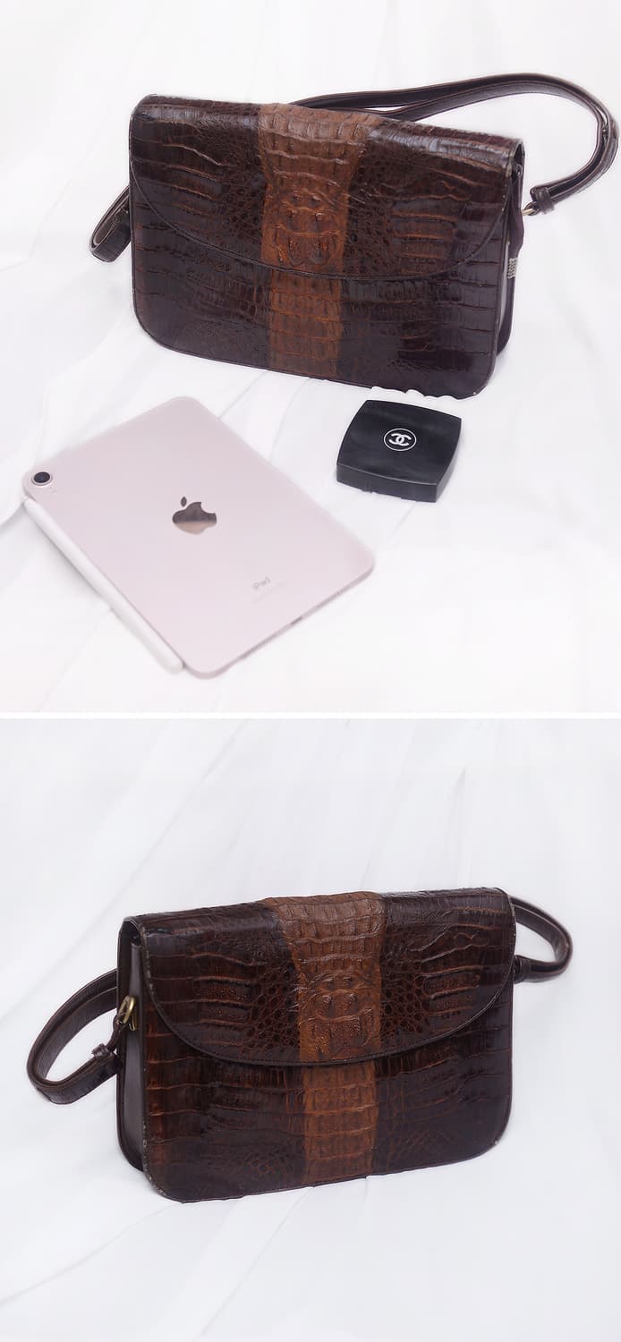 리얼 악어가죽 (크로커다일 스킨) 숄더&크로스백 상품이미지2