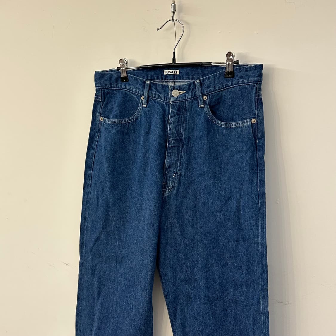 오라리 셀비지 데님 4사이즈 새상품  상품이미지2