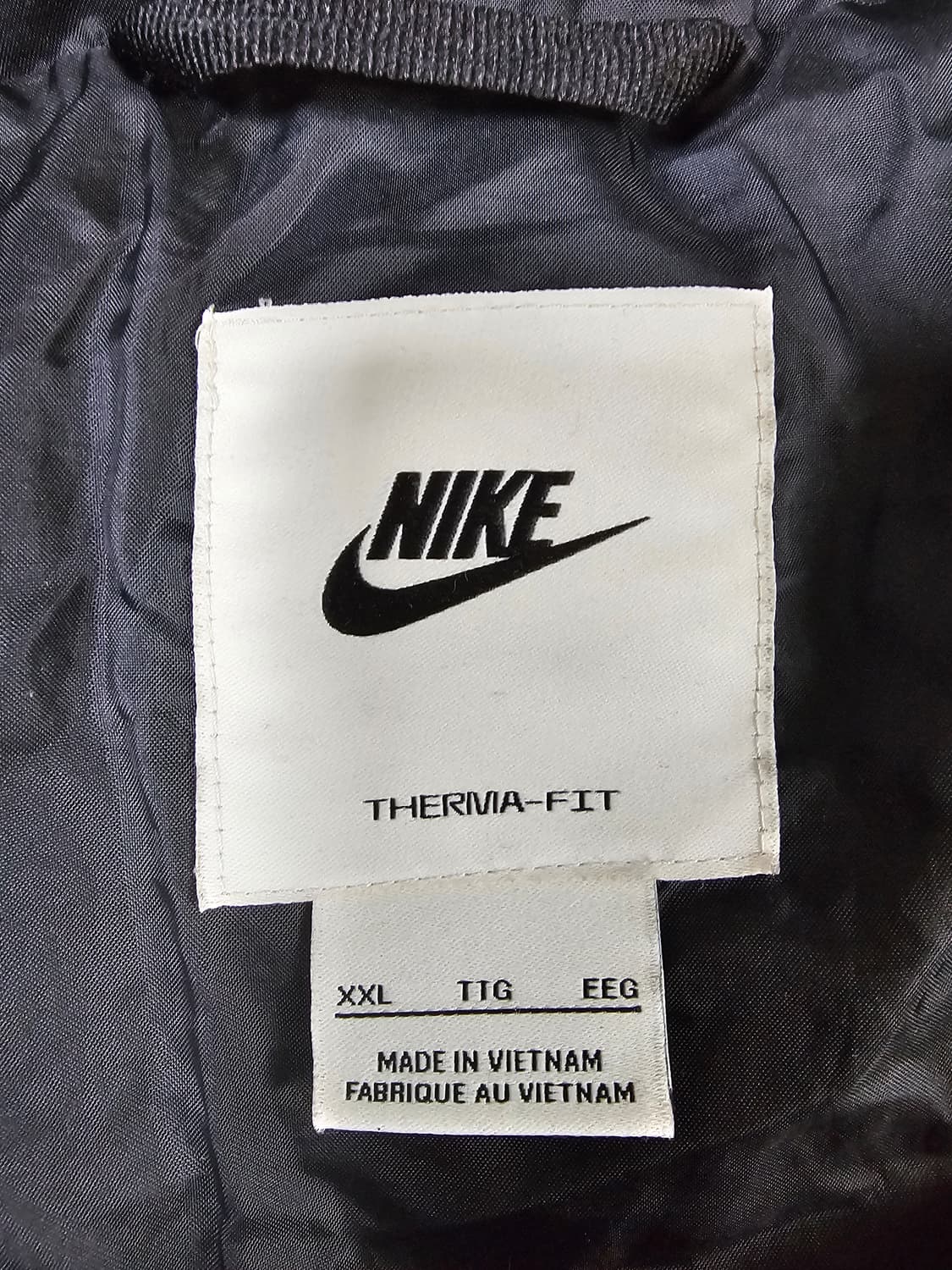 나이키 THERMA-FIT 블랙 덕다운 패딩 XXL 상품이미지6