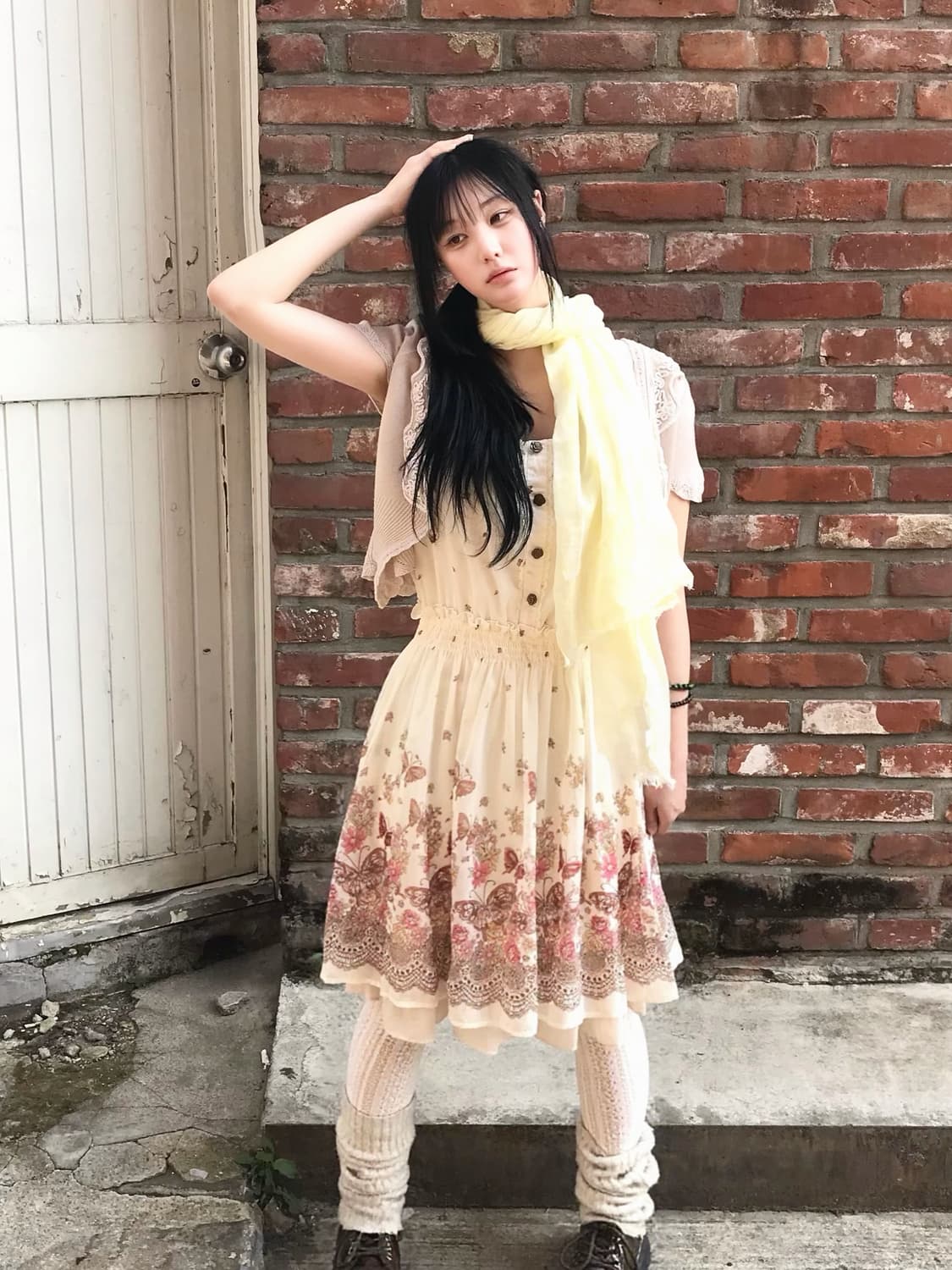 𖤐하구미 잔꽃 모리걸set𖤐 상품이미지2
