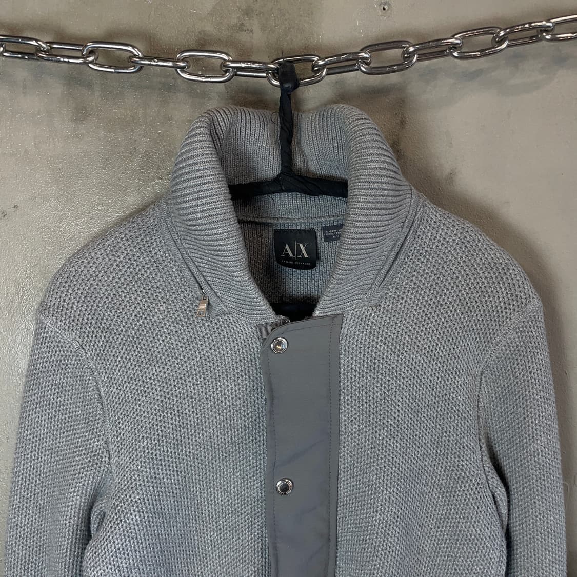 아르마니 익스체인지 하이브리드 니트 자켓 상품이미지5