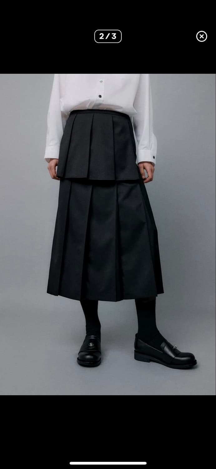 에핑글러 플리츠 스커트 상품이미지2