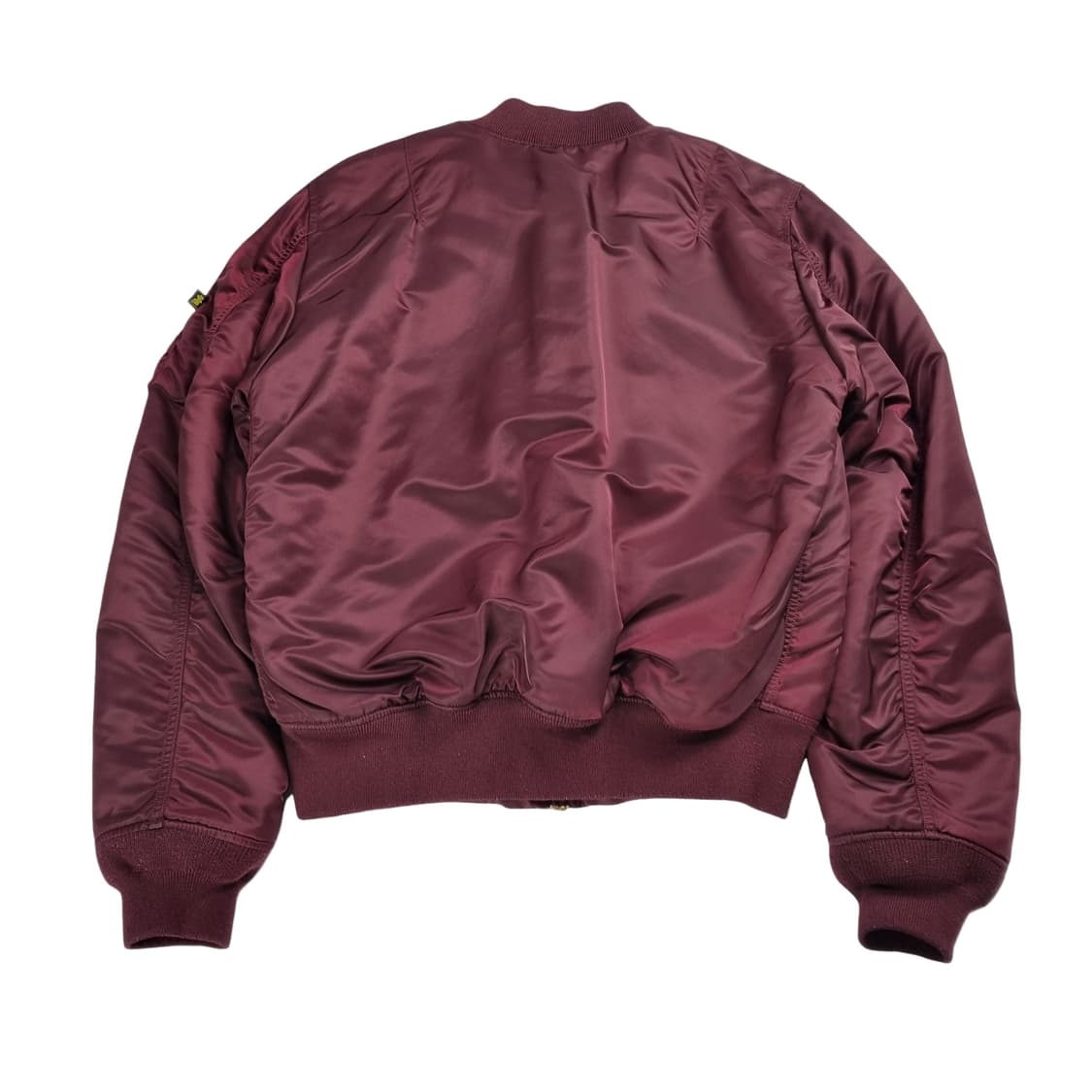 알파인더스트리 MA-1 항공점퍼 항공자켓 L 버건디 상품이미지5