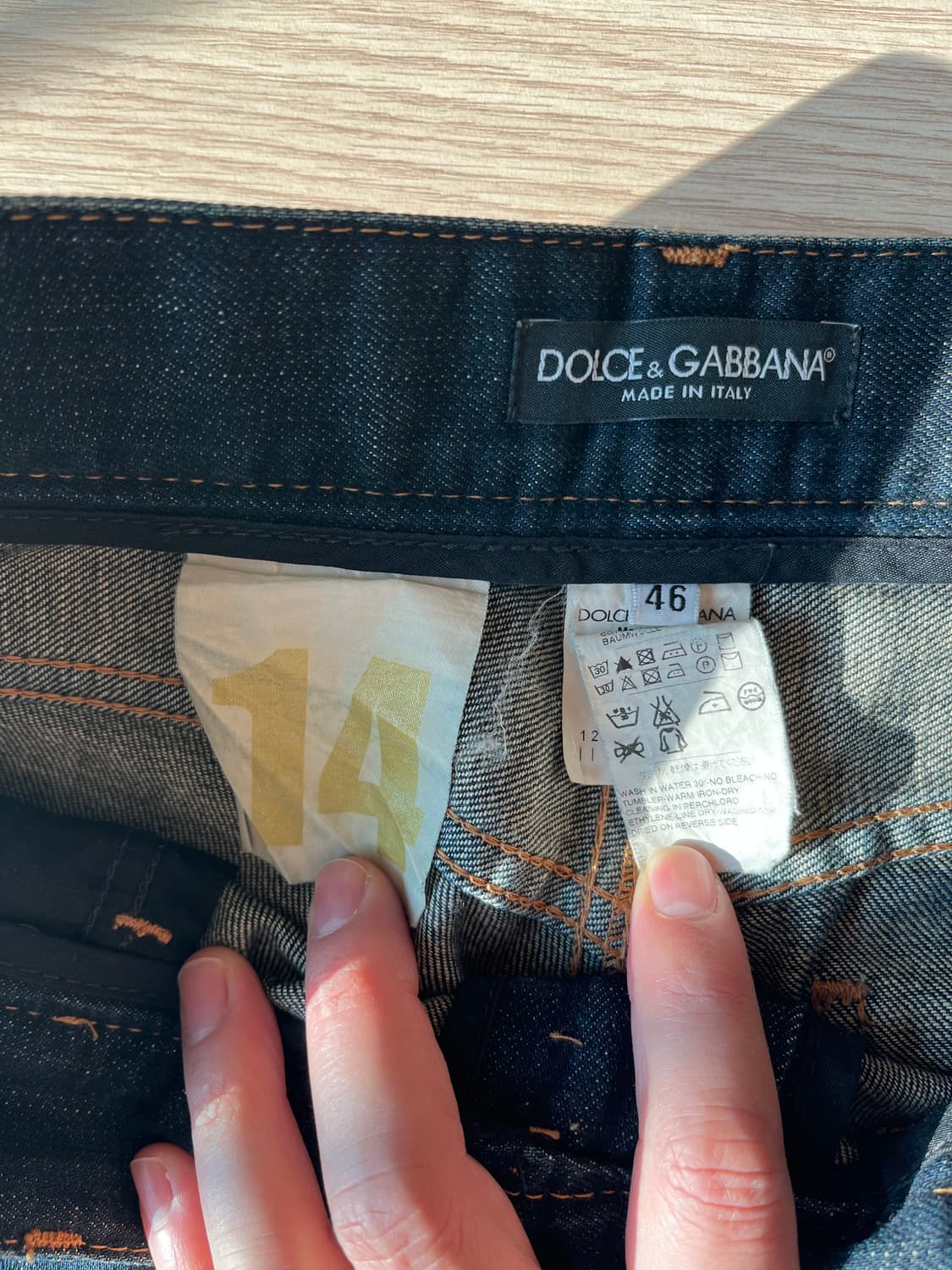 돌체앤가바나 데님 청바지 46사이즈(31인치) 정품 상품이미지8