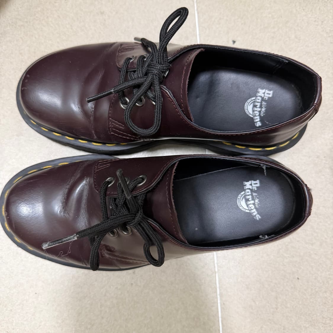 닥터마틴 1461 쿼드 버건디 상품이미지2