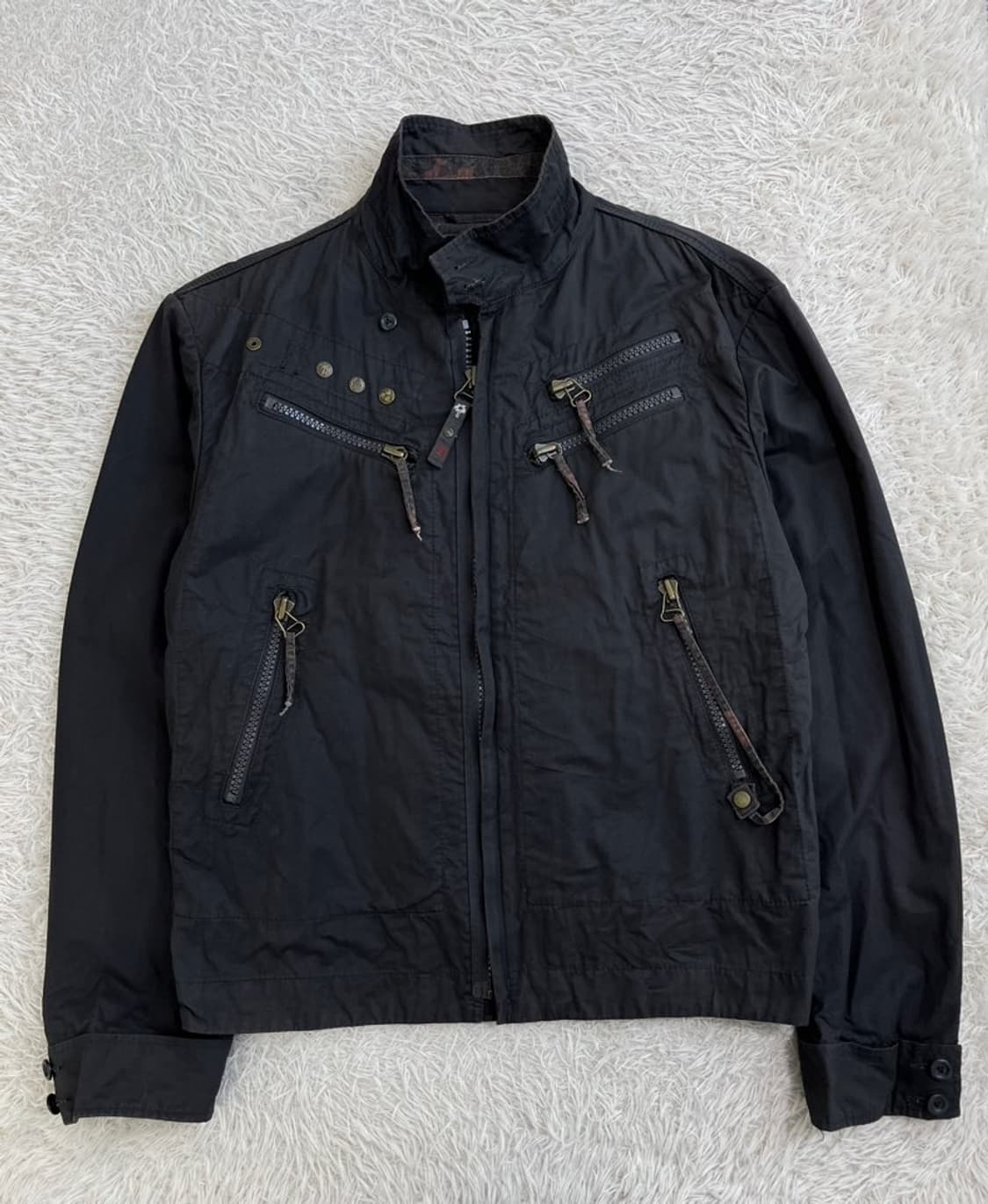 디젤 빈티지 워시드 라이더 자켓/#3370 상품이미지1