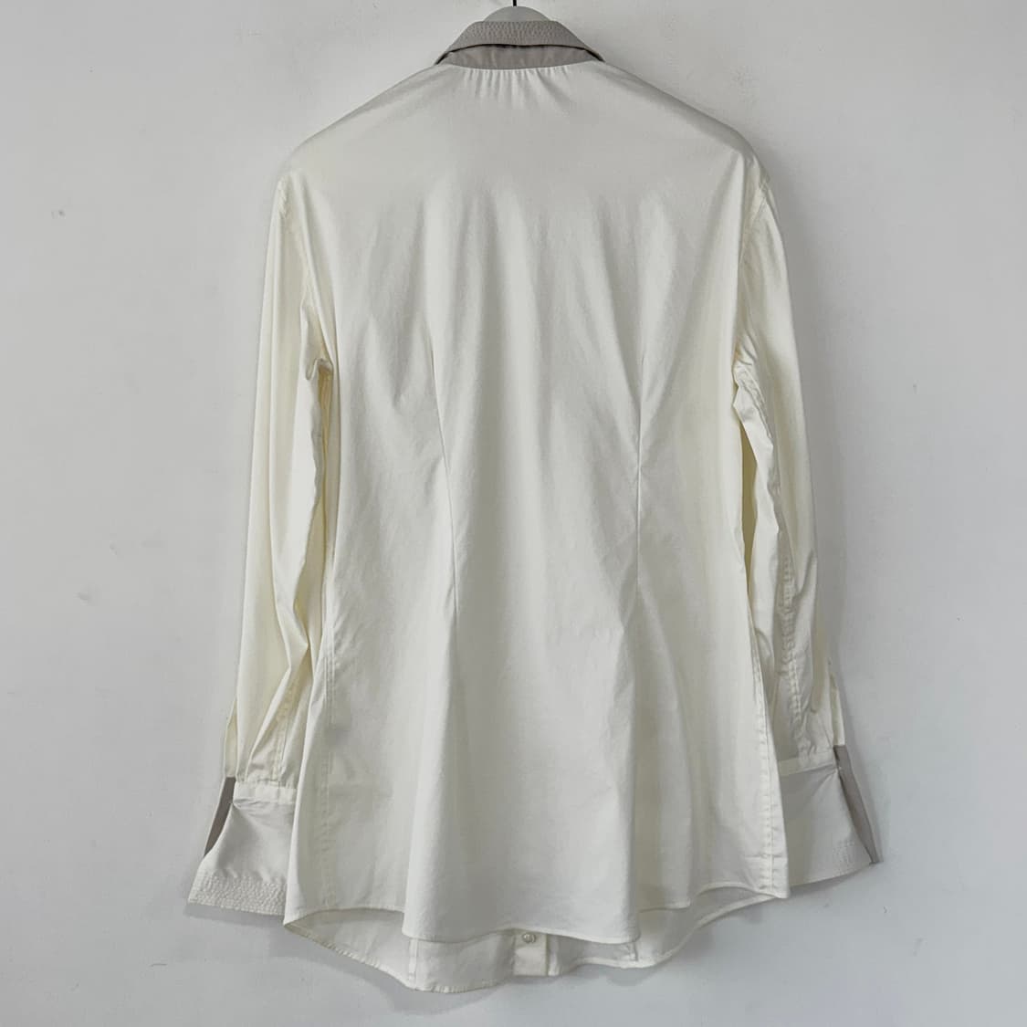 브루넬로 쿠치넬리 비즈 배색 코튼 셔츠 상품이미지6