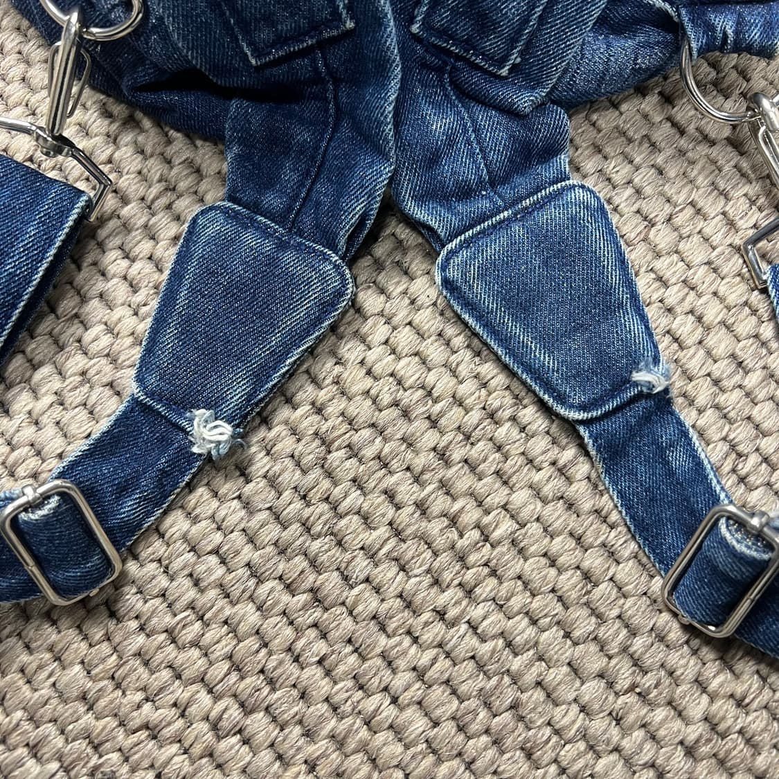 AMECO 아메코 USA 데님 드로우스트링 백팩 상품이미지6