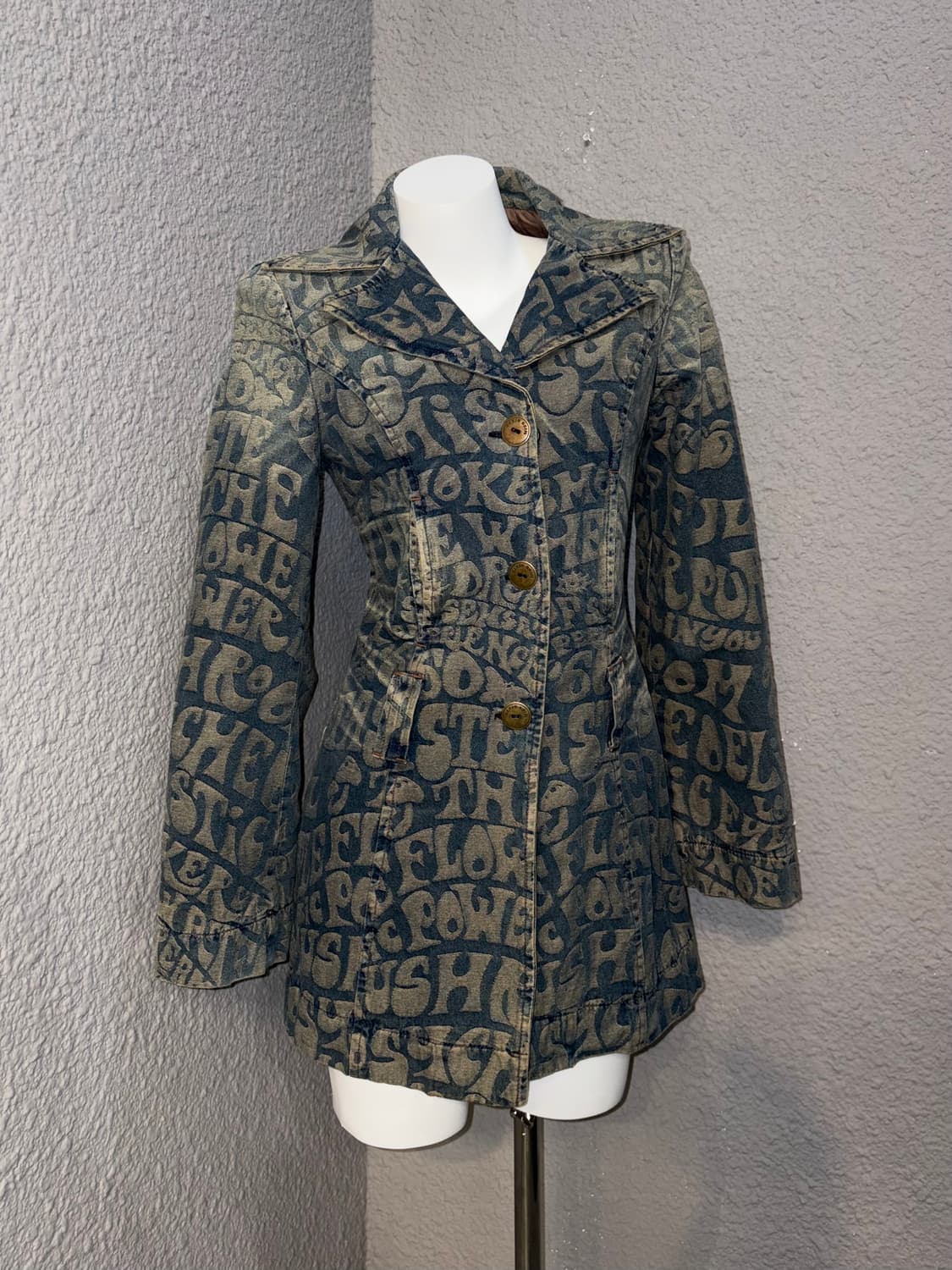 미스식스티 데님 하프코트 상품이미지1