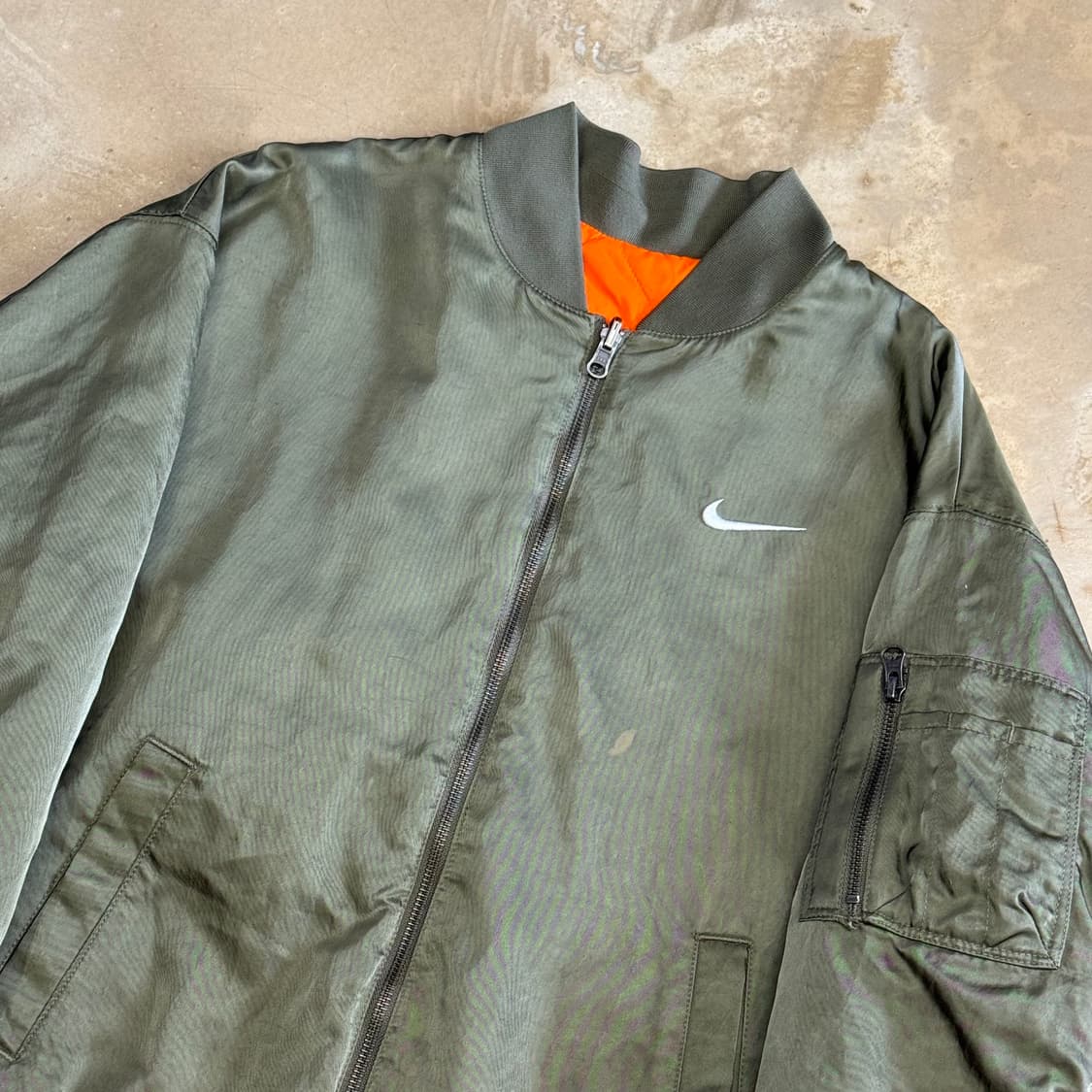 S 나이키 리버시블 ma-1 항공 점퍼 상품이미지1