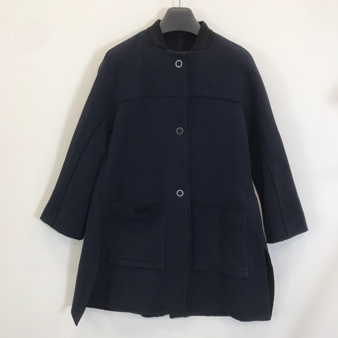 시스템 울코튼 네이비코트 [여성55사이즈] 상품이미지1