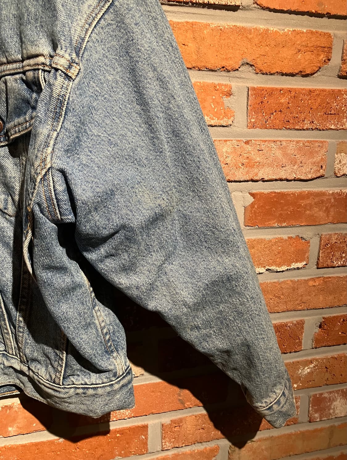 90s USA 빈티지 리바이스 허더슨베이 리버시블 데님 자켓 상품이미지5