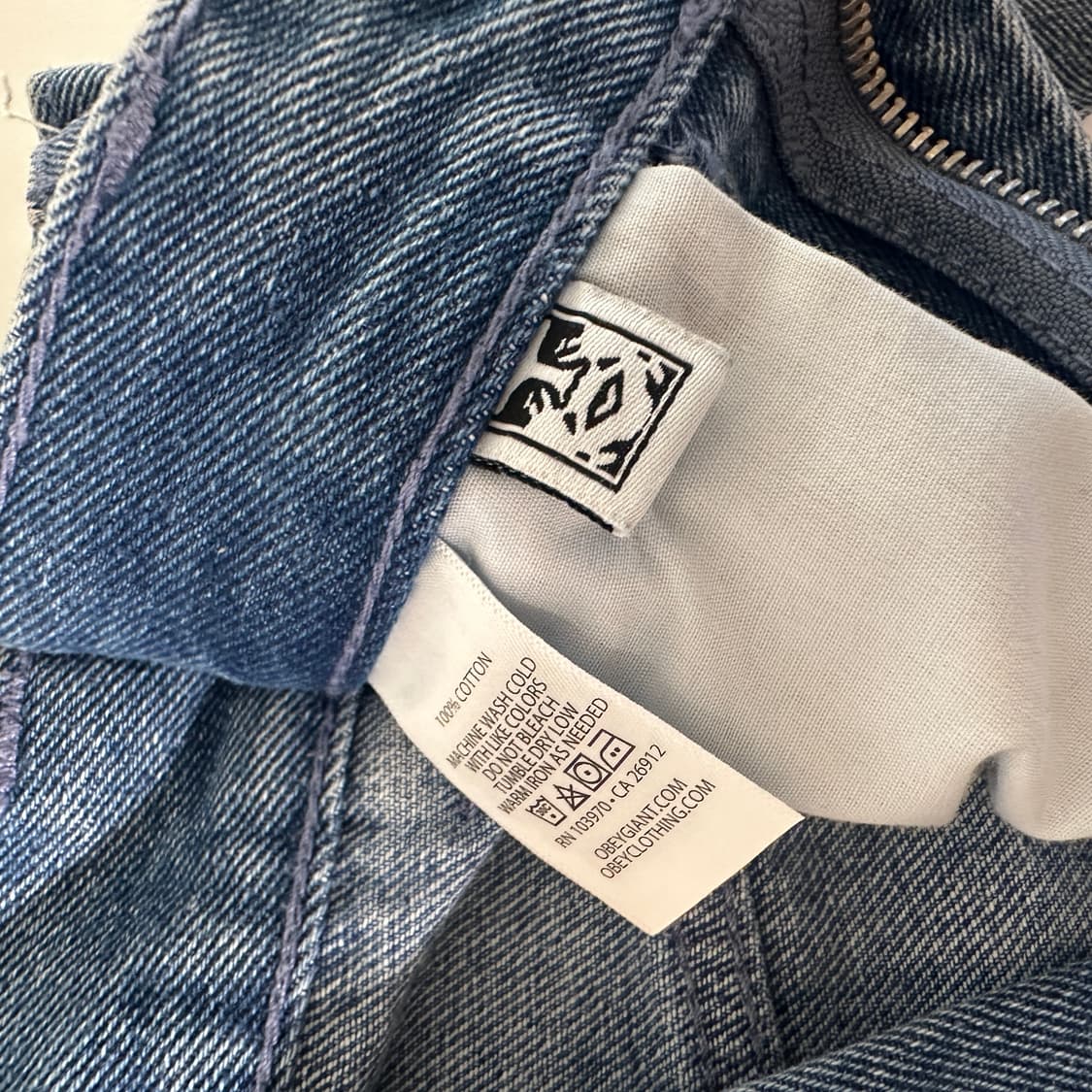 오베이 카고 데님 팬츠 상품이미지5