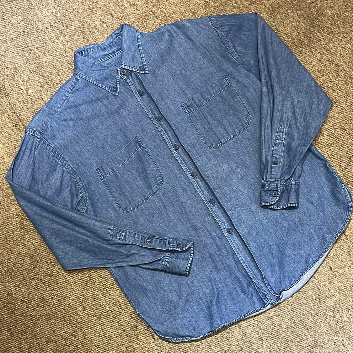 (M) Gap 갭 데님 셔츠 상품이미지1