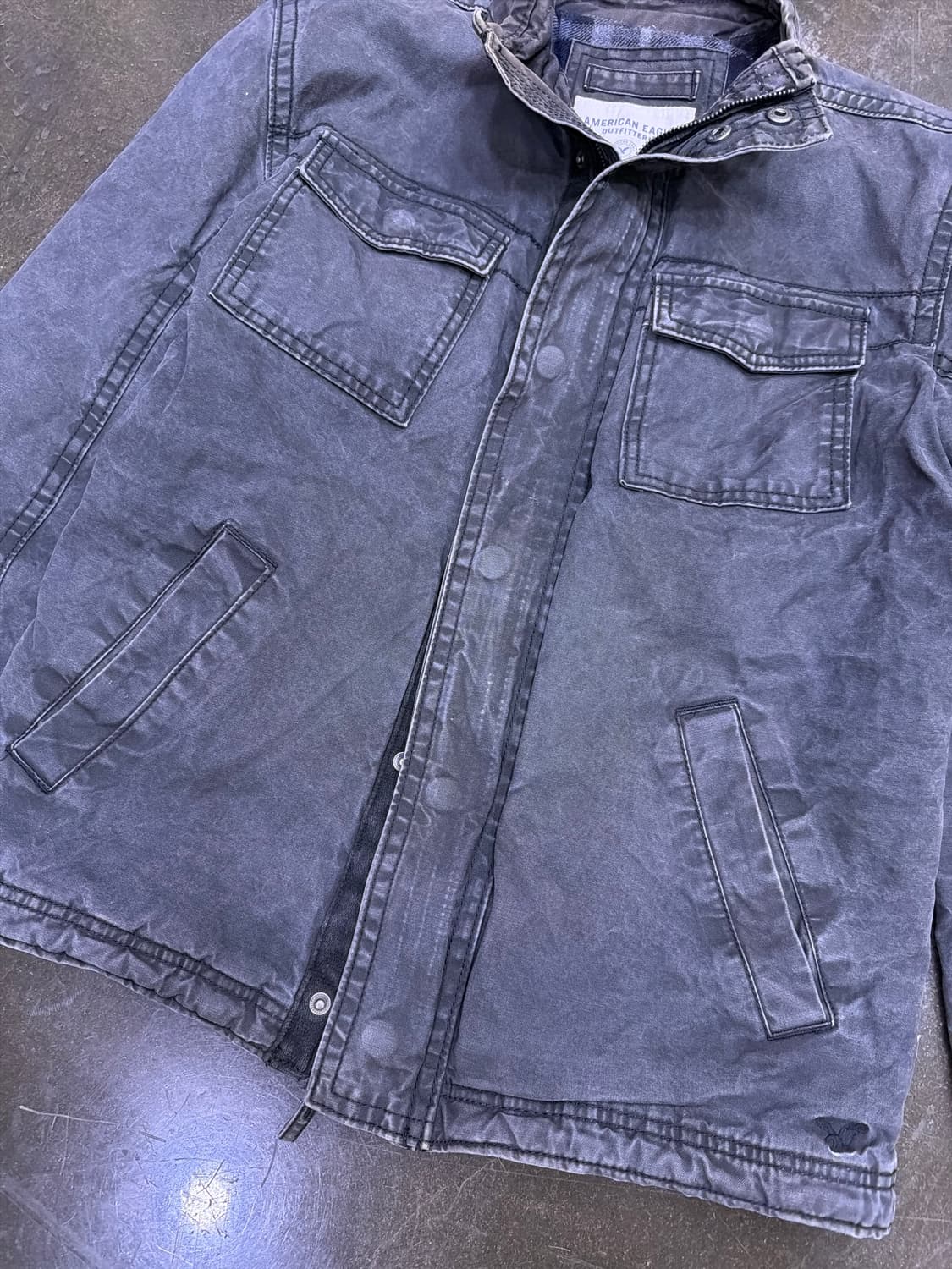 아메리칸이글 아웃피터스 빈티지 워싱 워크자켓 M 상품이미지5