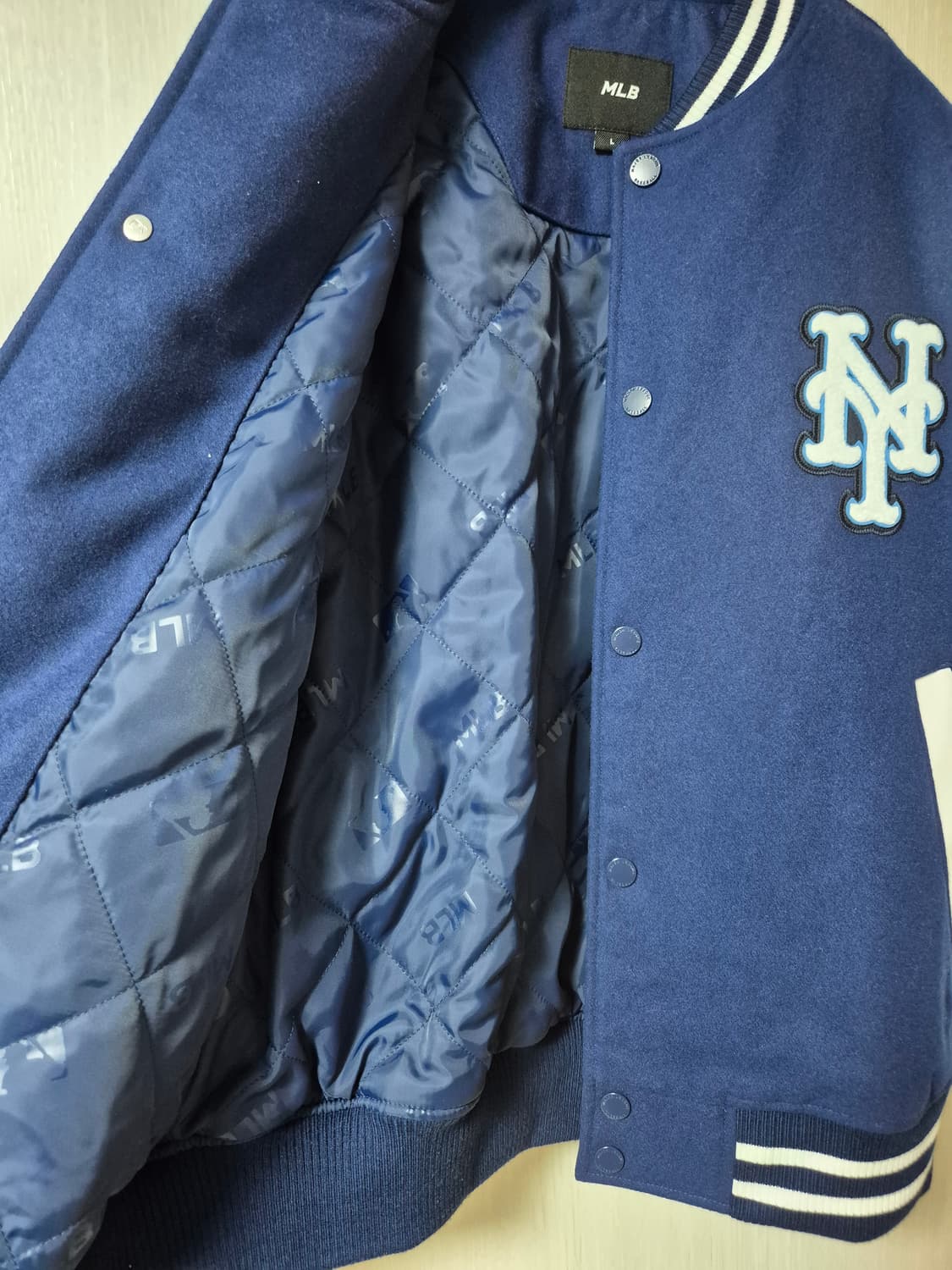 (23년) MLB  엠엘비  네이비 스타디움 자켓 야구점퍼 100 상품이미지6