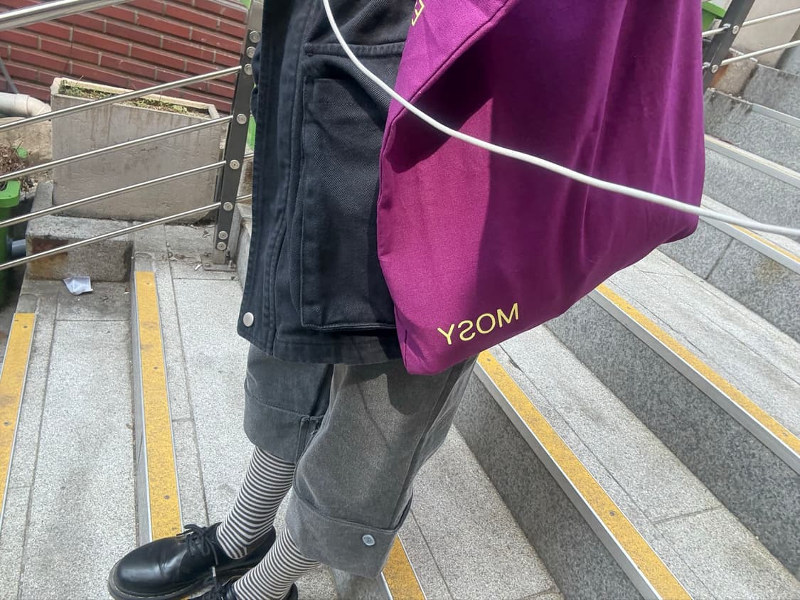 오피쉬 폴드 포켓 카프리 팬츠 차콜 2 사이즈 상품이미지5