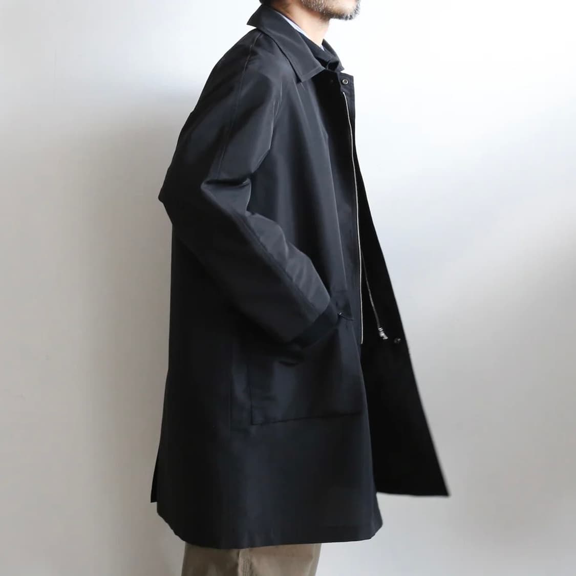 오라리 그로그랭 수티앵 코트 블랙 상품이미지9