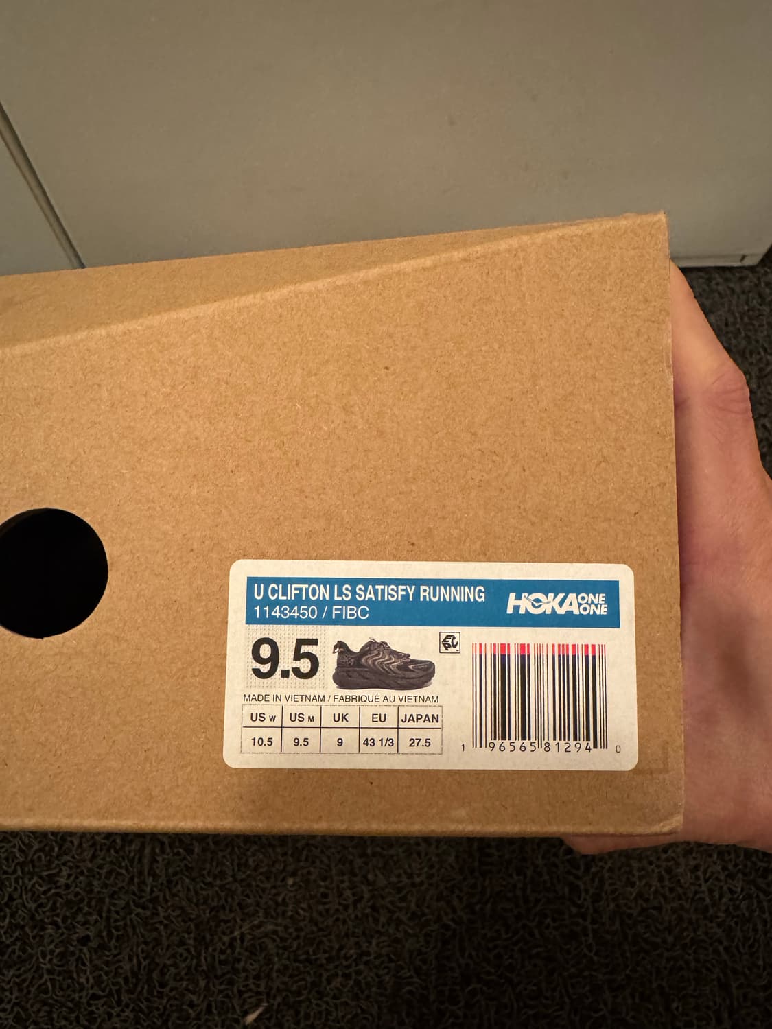 Hoka x Satisfy Clifton LS Forged Iron Bl 상품이미지8
