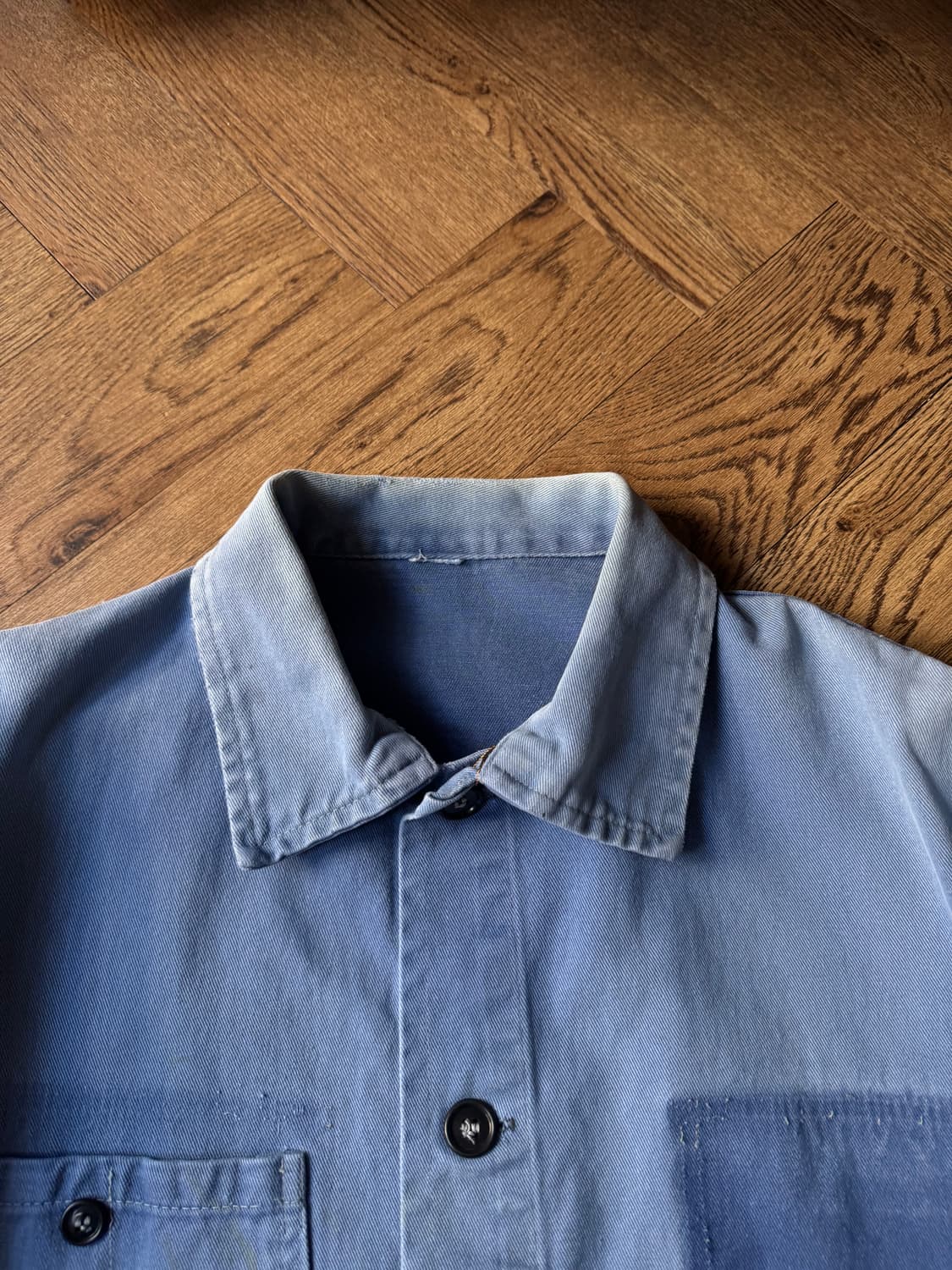 [L]90's 빈티지 하드 페이딩 프렌치 워크자켓 상품이미지2