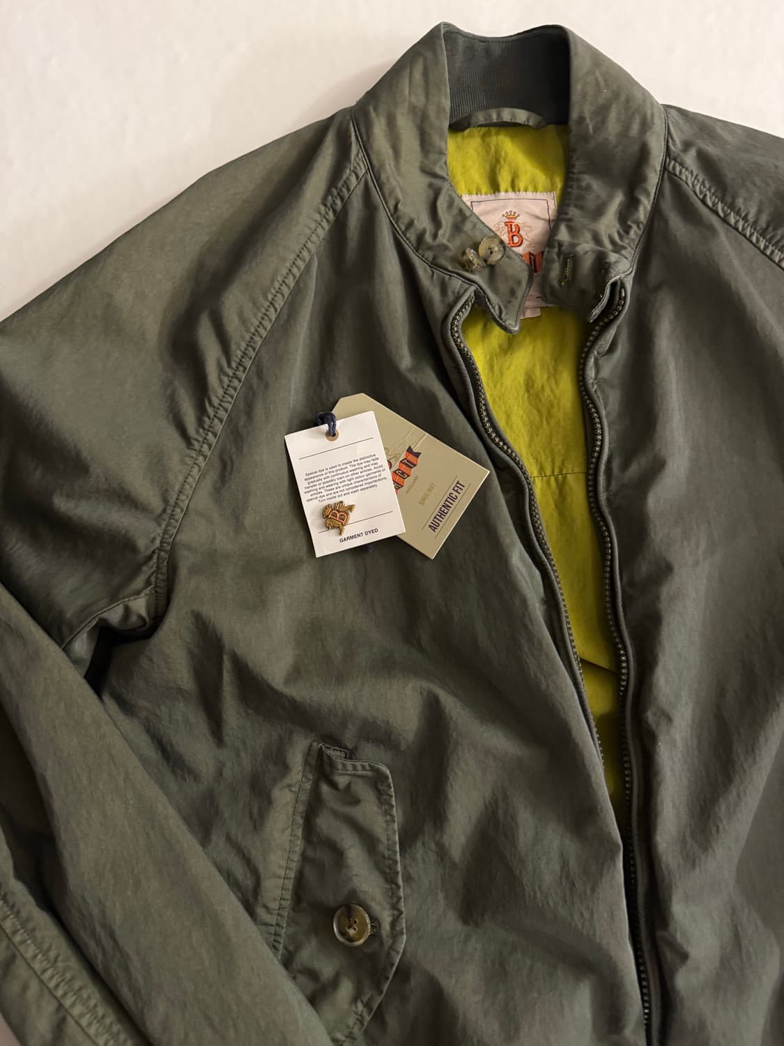 바라쿠타 g9 어센틱 핏 가먼트다잉 (40사이즈) 상품이미지3