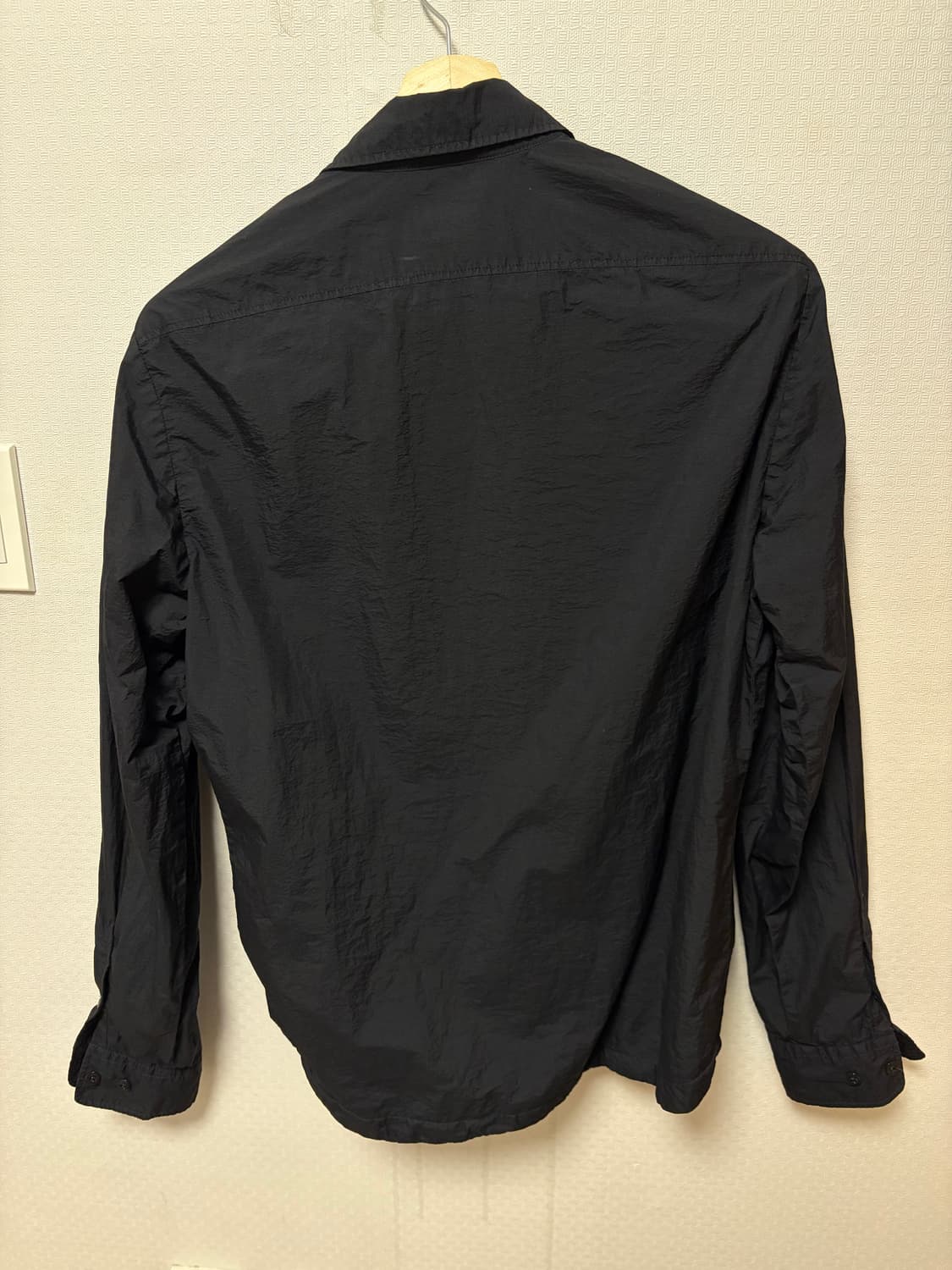 L) cp컴퍼니 나일론 오버셔츠 블랙 상품이미지4