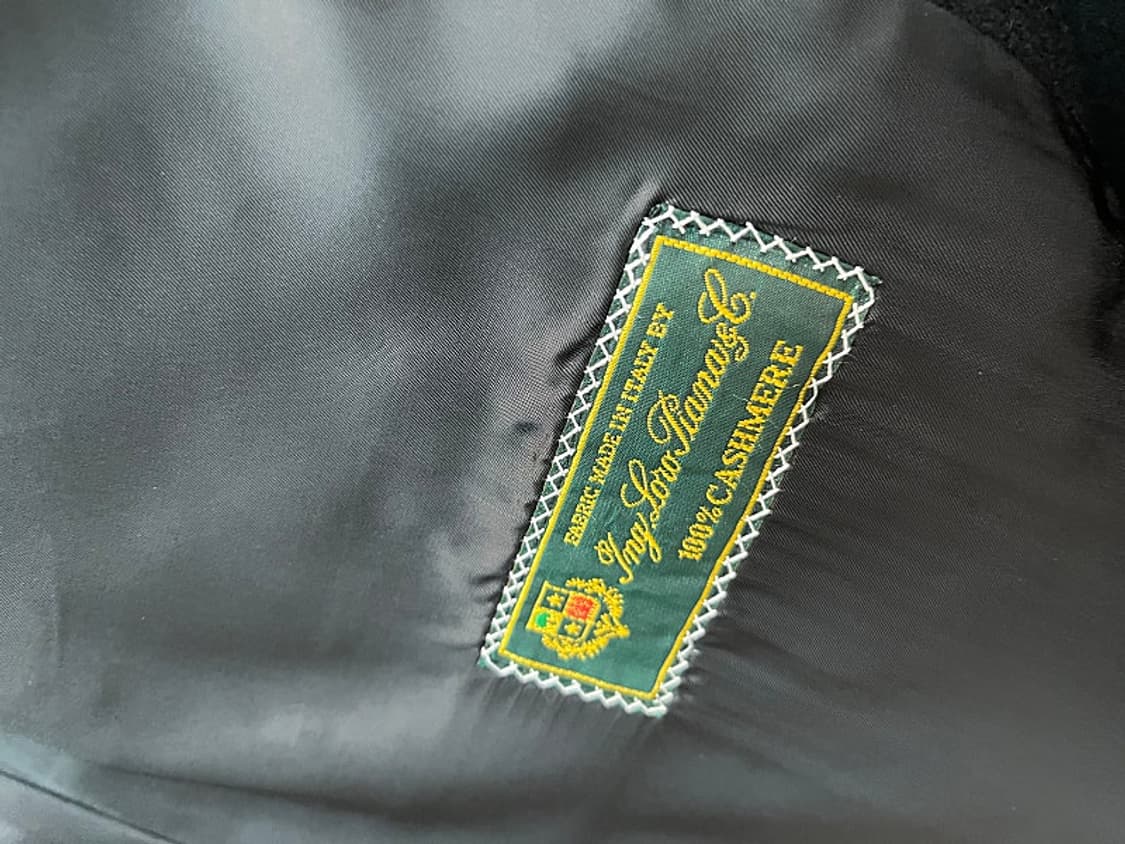 110) 로로피아나 원단 캐시미어 코트 상품이미지5